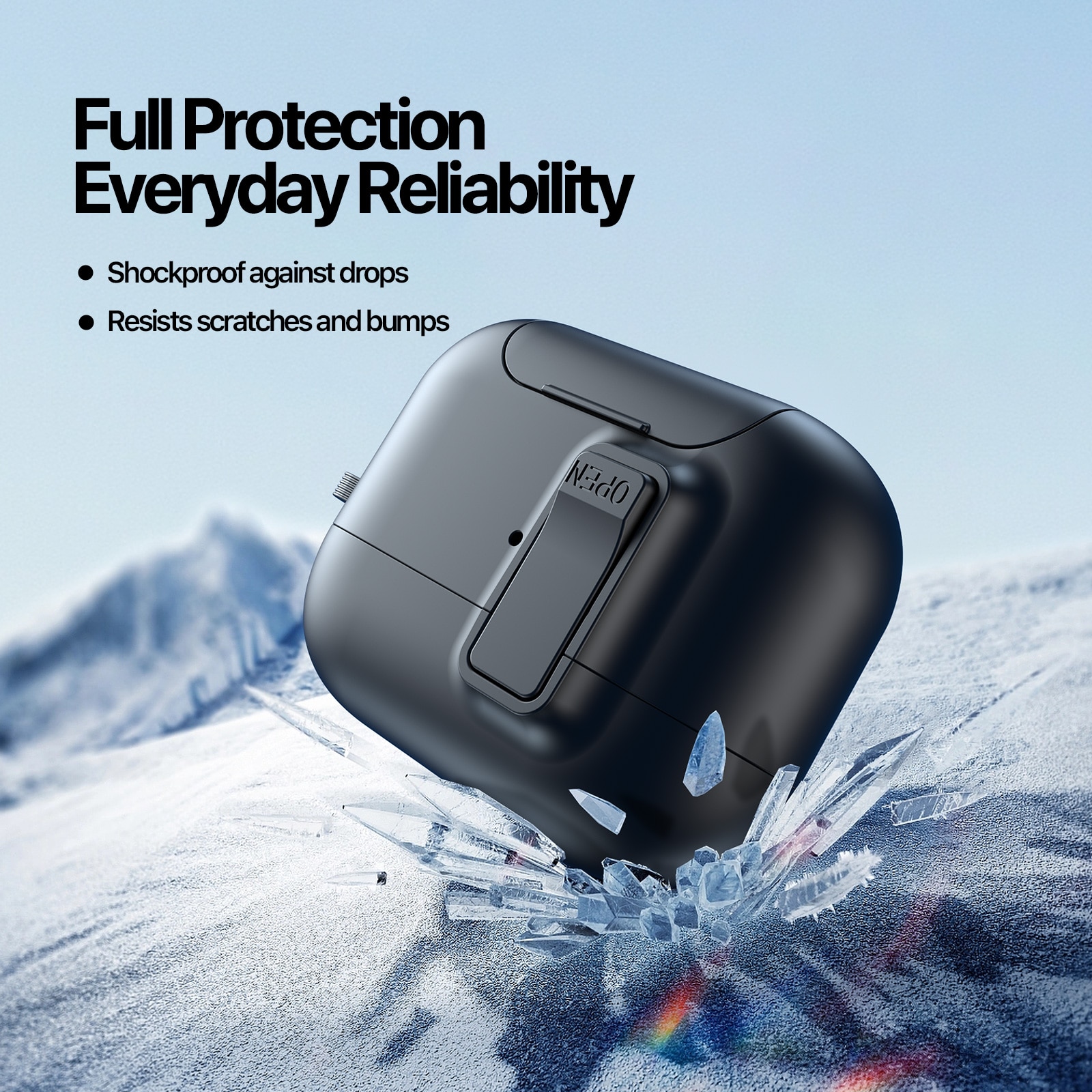 PECQ Series Hülle Apple AirPods Pro 3 Schwarz