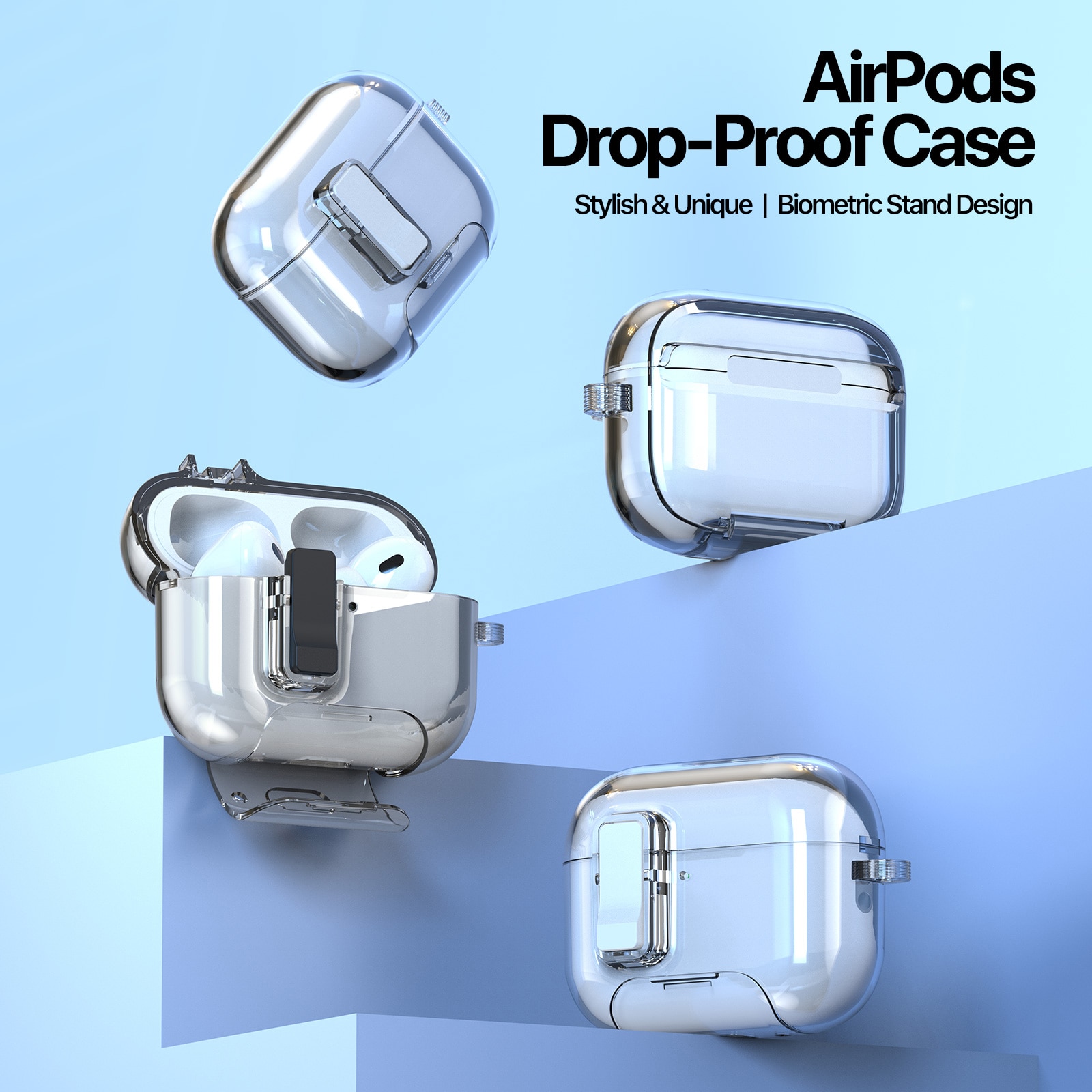 PECQ Series Hülle Apple AirPods Pro 3 Transparent