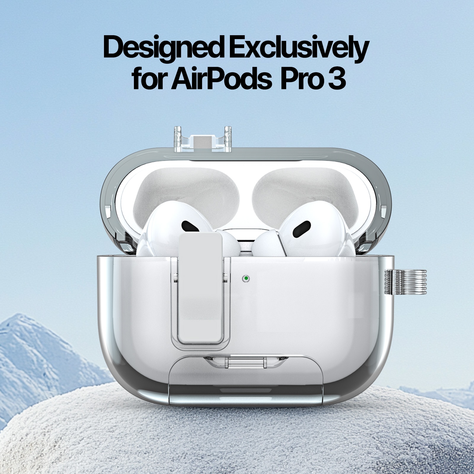 PECQ Series Hülle Apple AirPods Pro 3 Transparent
