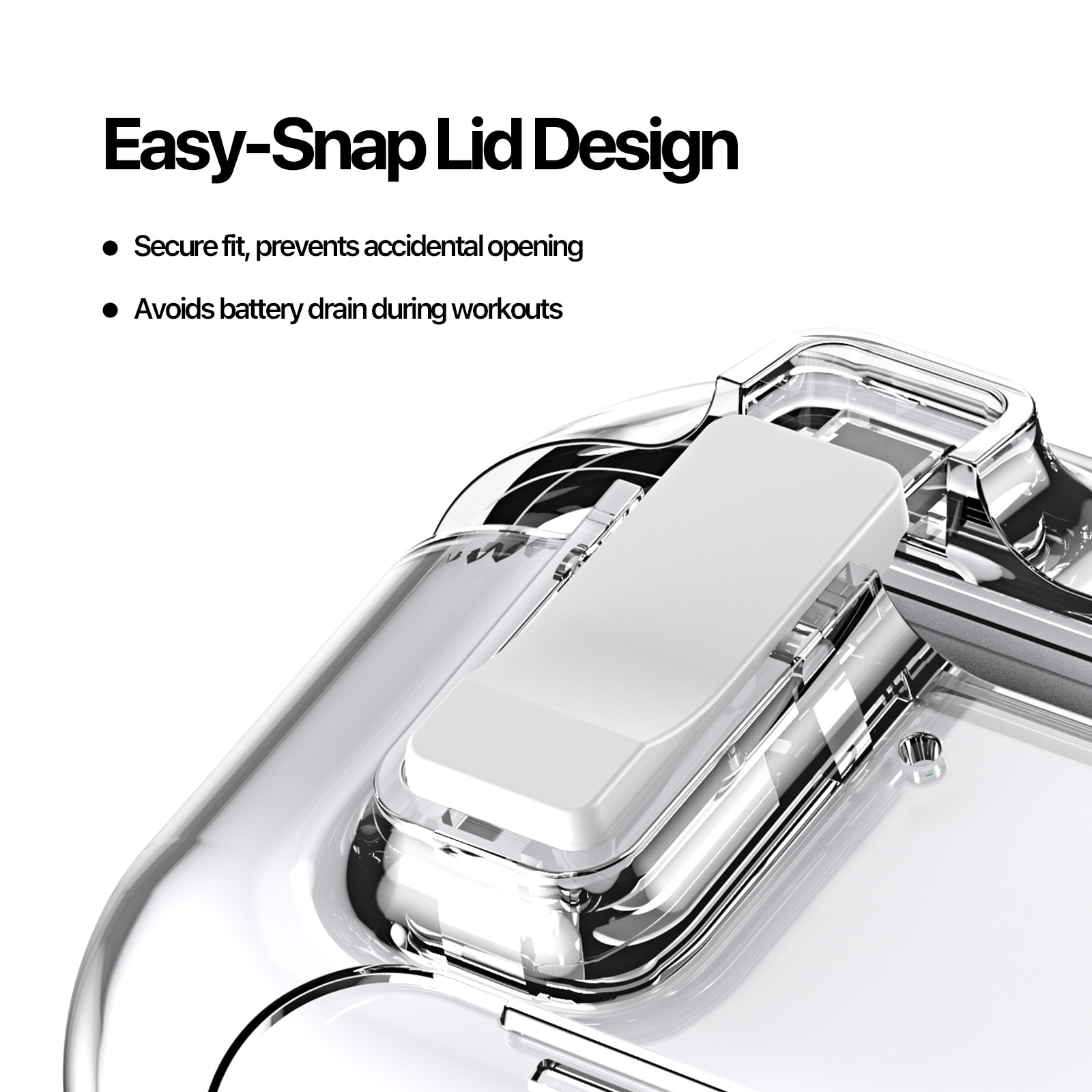 PECQ Series Hülle Apple AirPods Pro 3 Transparent