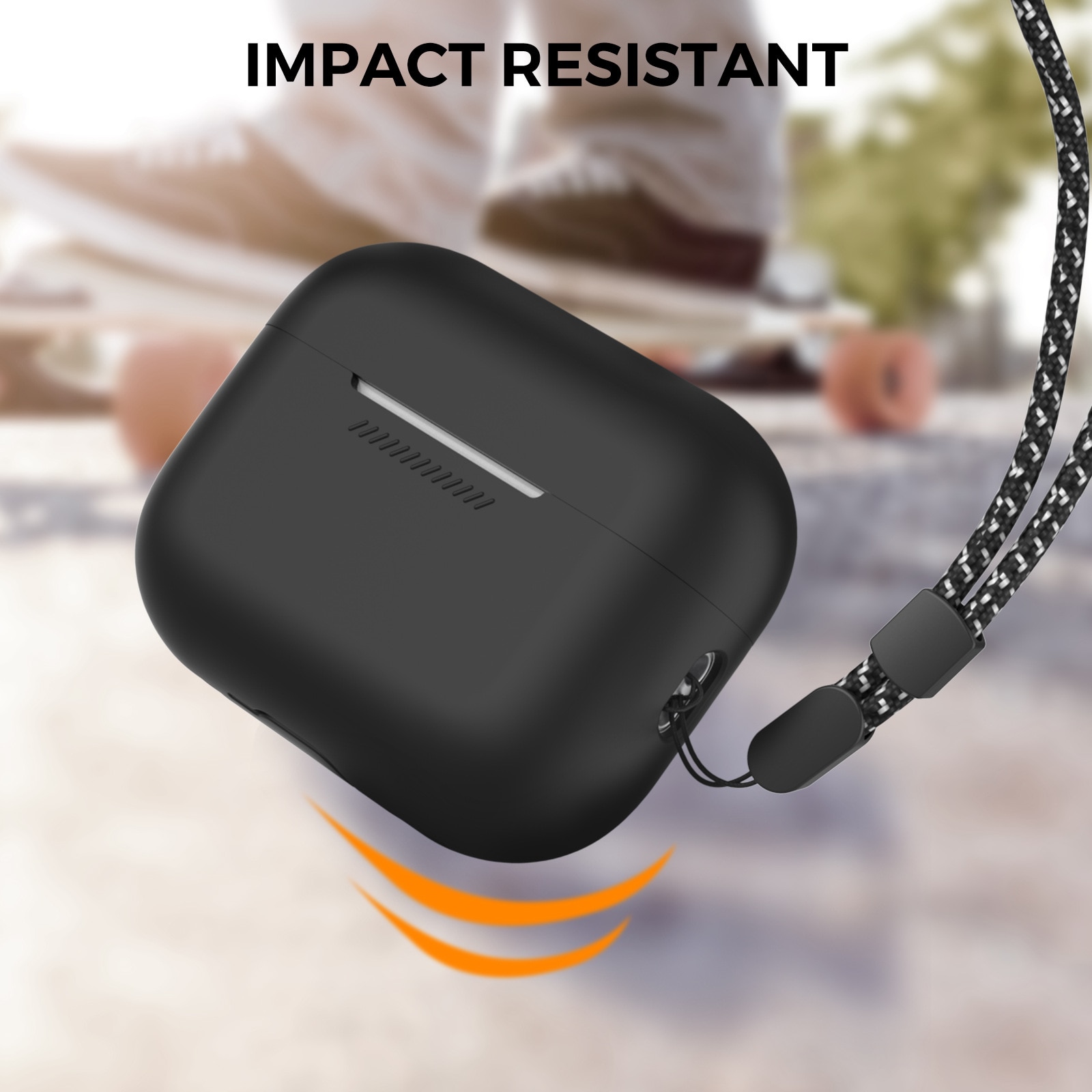 Active Silicone Case Apple AirPods Pro 3 Schwarz