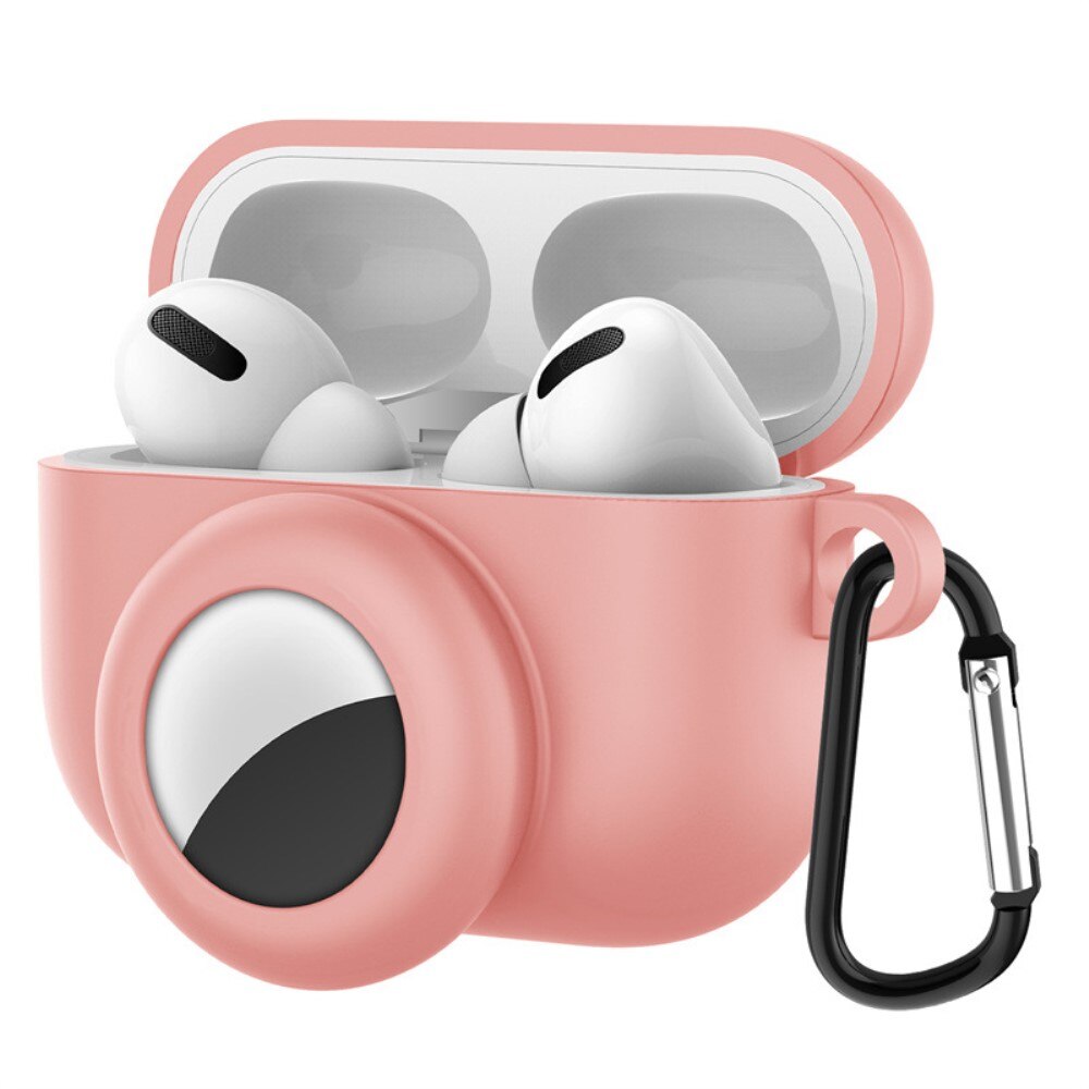 AirPods Pro Hülle mit AirTag-Halterung rosa