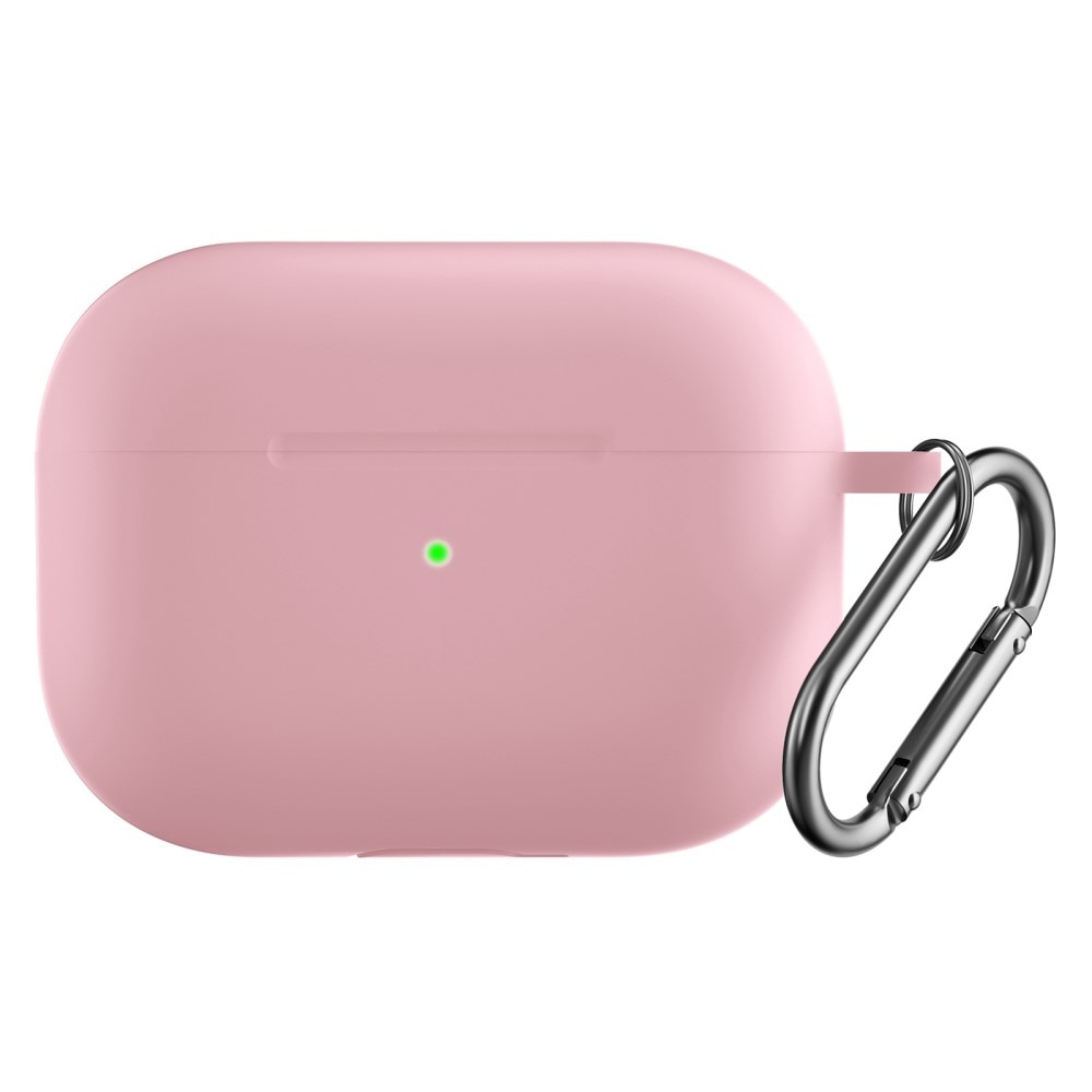 Apple AirPods Pro 2 Silikonhülle mit Karabiner-Ring Rosa