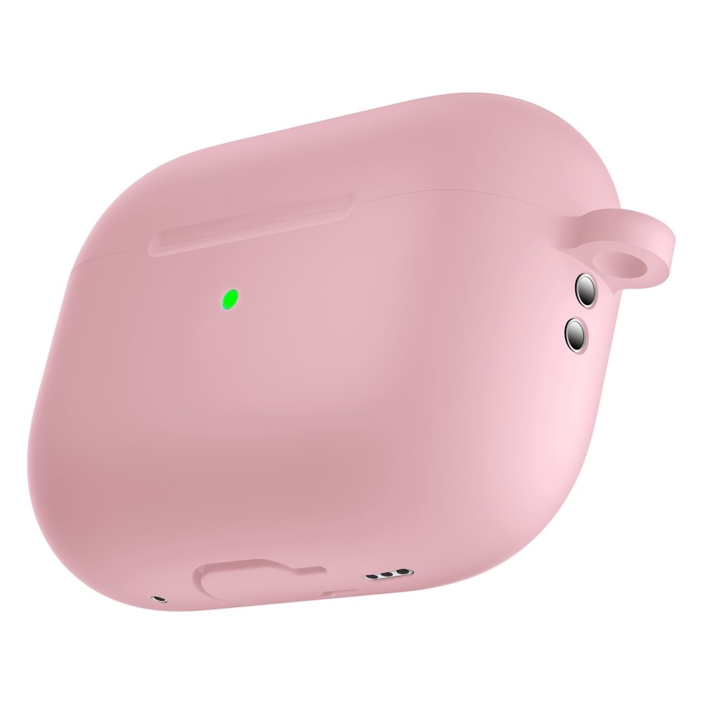 Apple AirPods Pro 2 Silikonhülle mit Karabiner-Ring Rosa