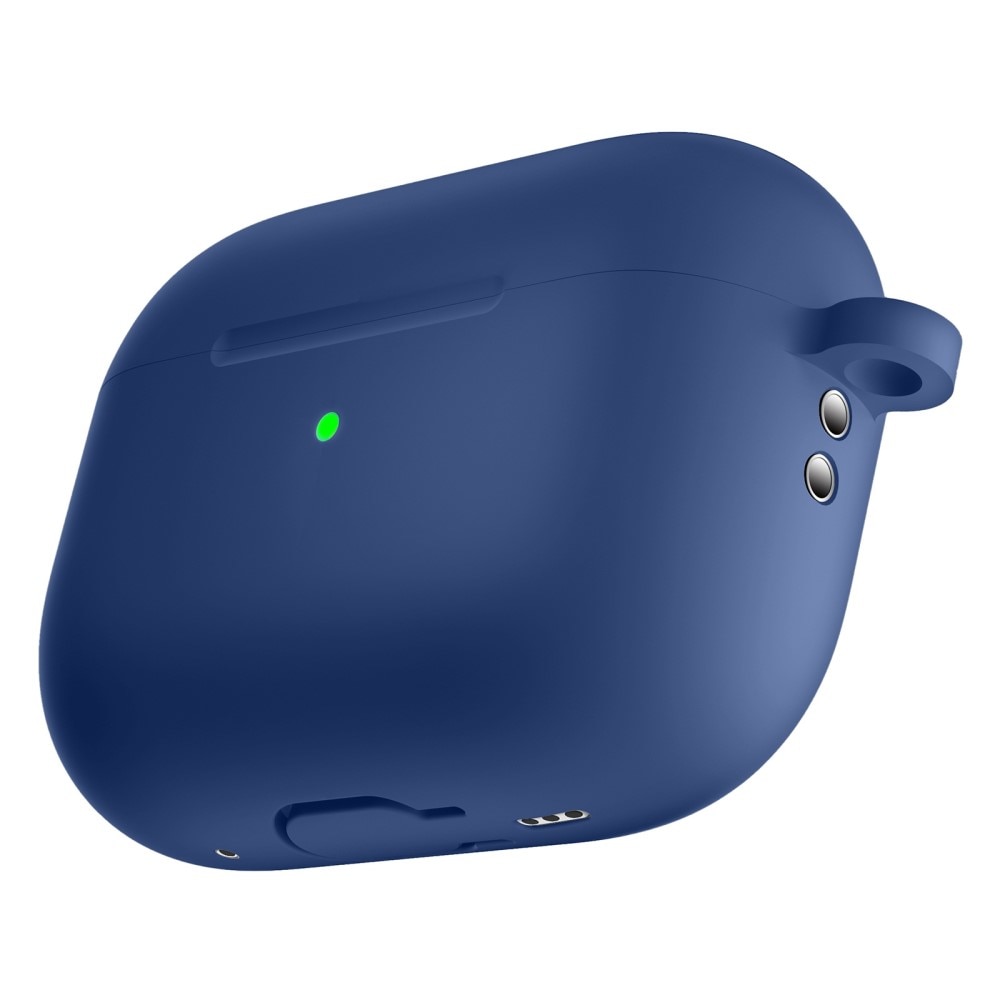 Apple AirPods Pro 2 Silikonhülle mit Karabiner-Ring Blau