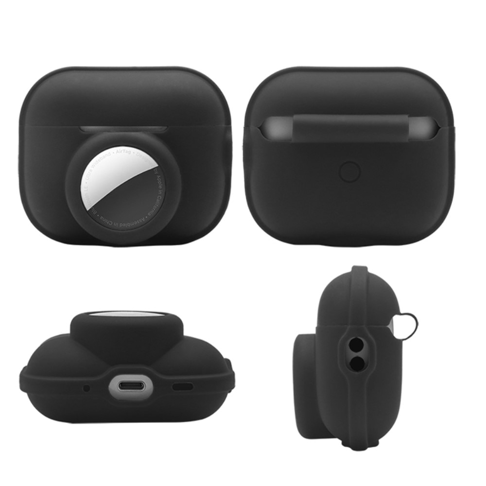 AirPods Pro 2 Hülle mit AirTag-Halterung schwarz