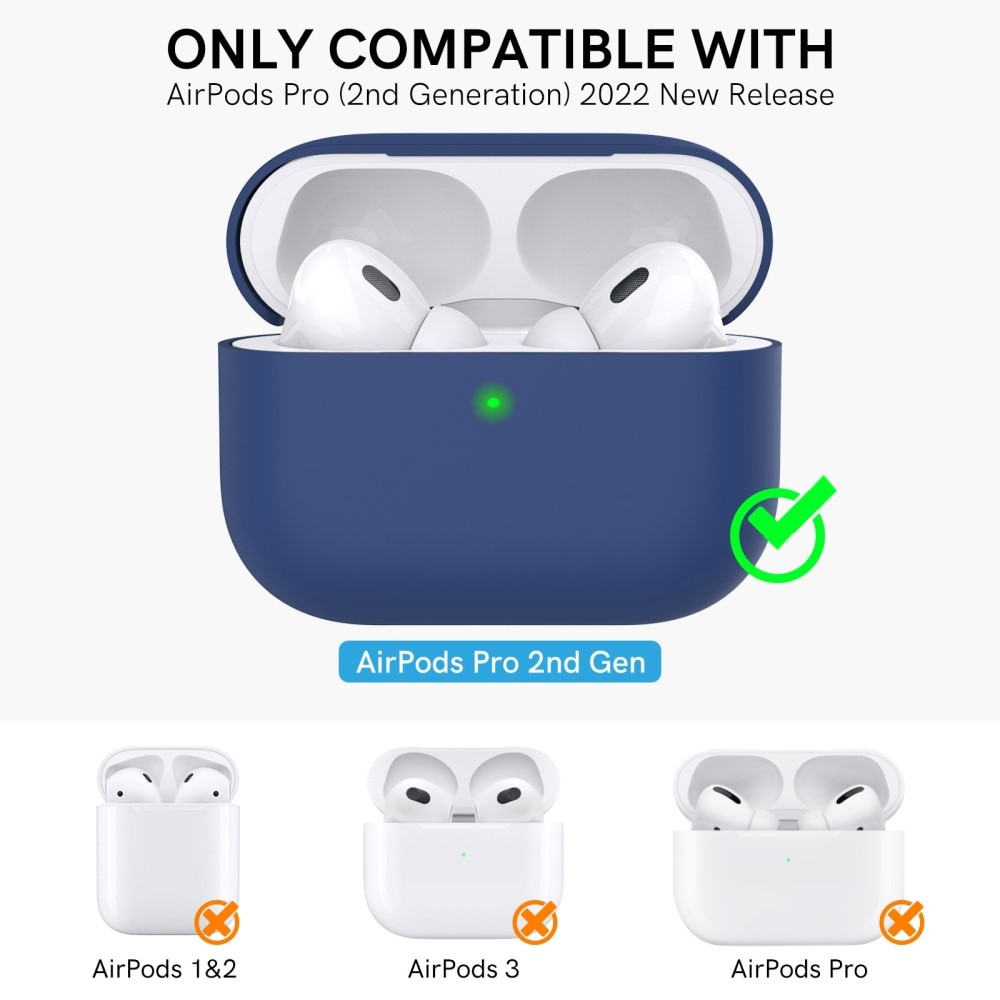 Apple AirPods Pro 2 Silicone Handstrap Case Blau