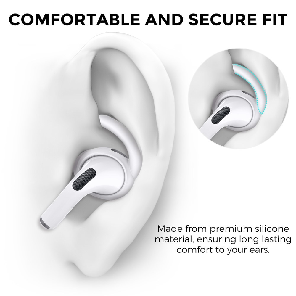Sport Earhooks Apple AirPods Pro 2 weiß