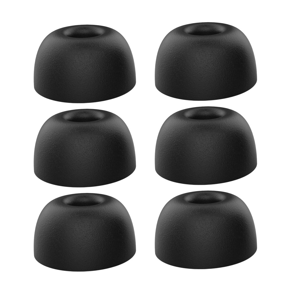 Memory Foam Ear Tips (3-pack) AirPods Pro 2 schwarz (Medium)