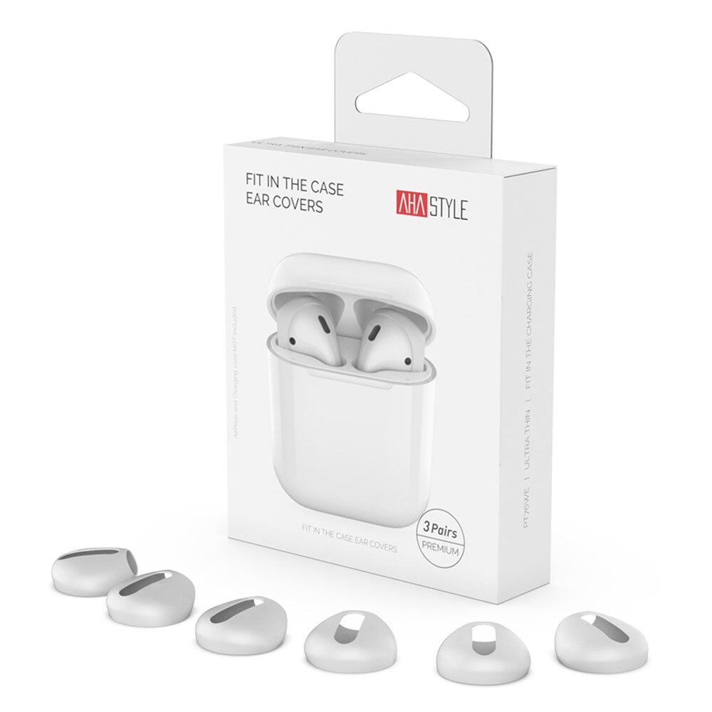 Earpads Silikon Apple AirPods (3 Stück) weiß