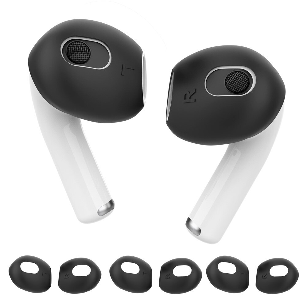 Earpads Silikon Apple AirPods 3 (3 Stück) schwarz