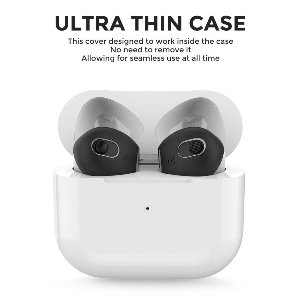 Earpads Silikon Apple AirPods 3 (3 Stück) schwarz