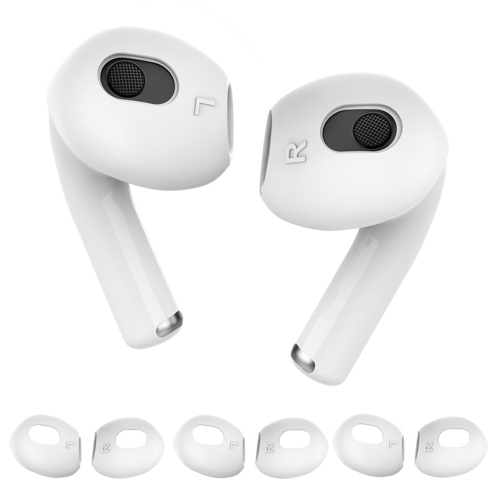 Earpads Silikon Apple AirPods 3 (3 Stück) weiß