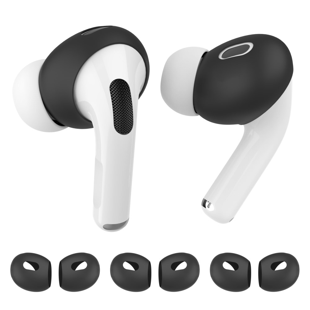 Earpads Silikon Apple AirPods Pro 2 (3 Stück) schwarz