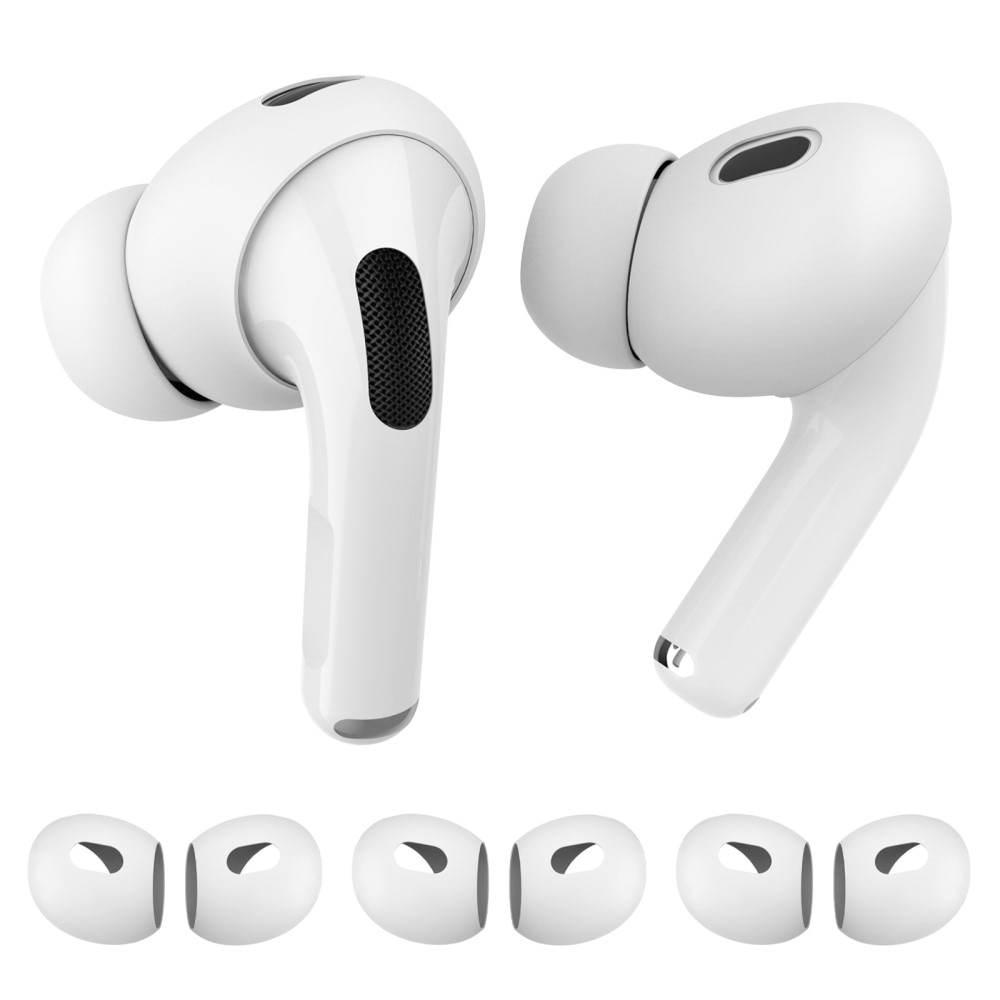 Earpads Silikon Apple AirPods Pro 2 (3 Stück) weiß