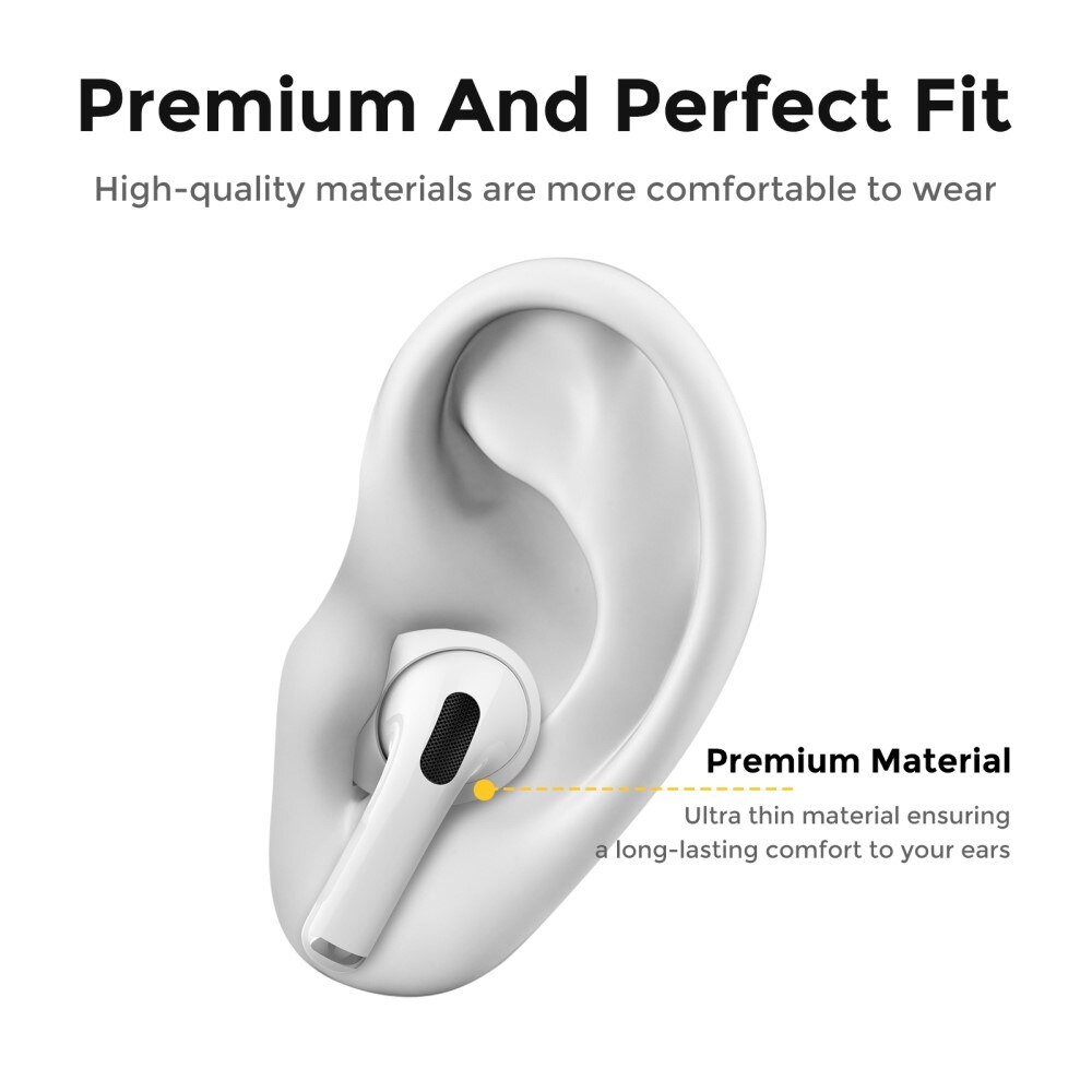 Earpads Silikon Apple AirPods Pro 2 (3 Stück) weiß