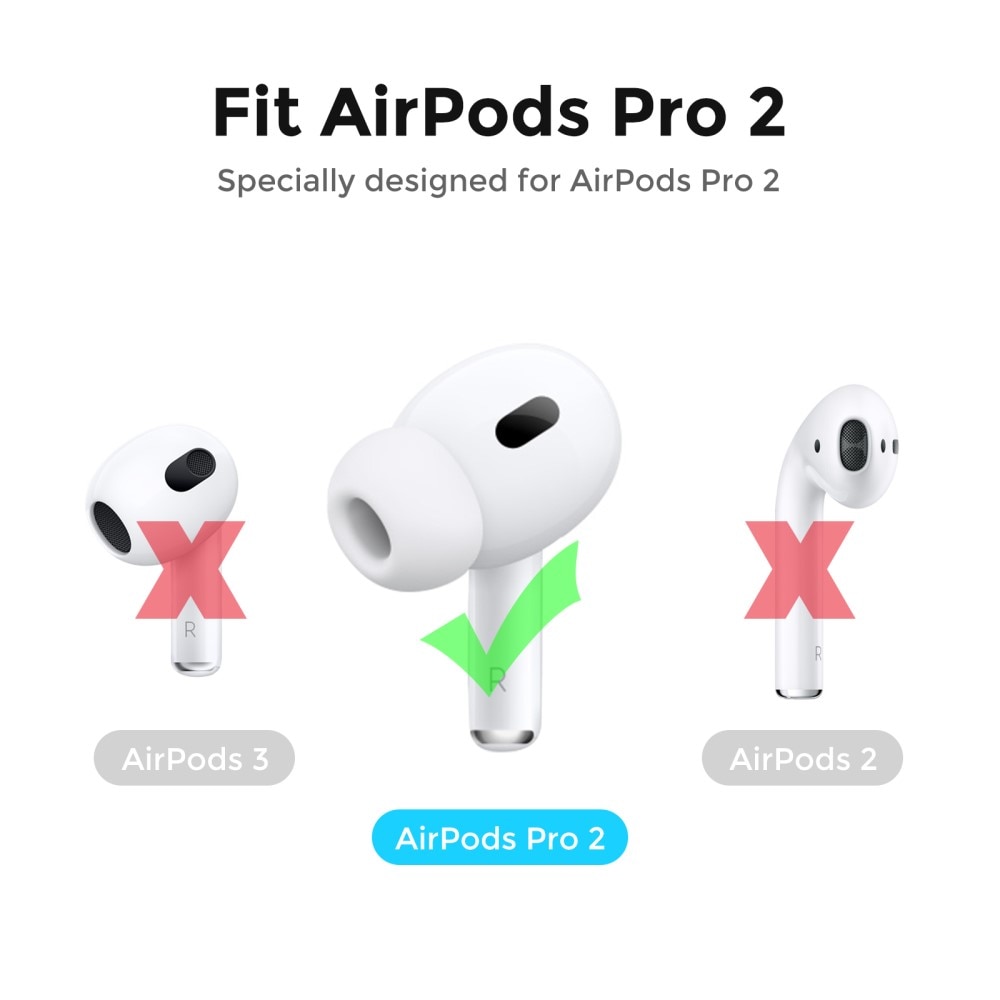 Earpads Silikon Apple AirPods Pro 2 (3 Stück) weiß