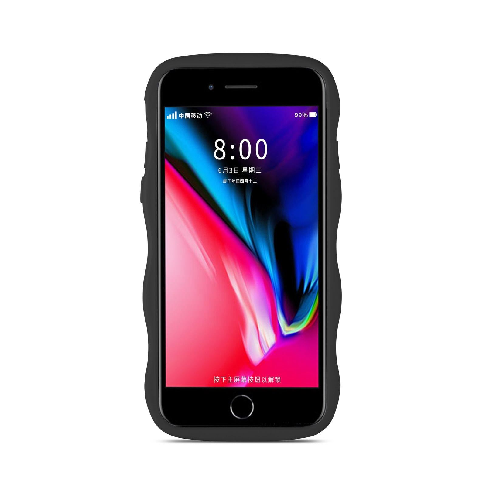 The Wave Case iPhone SE 2022 Schwarz