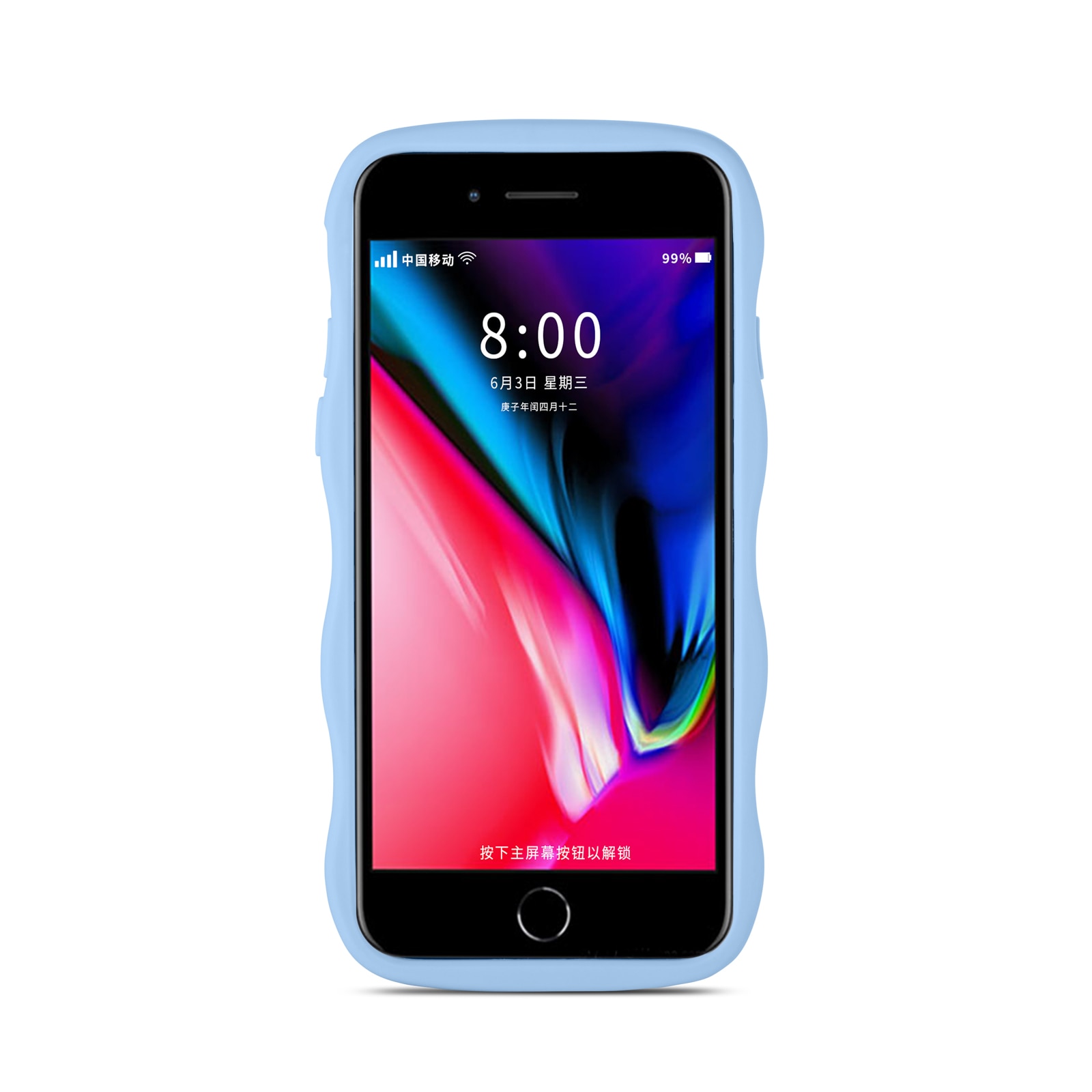 The Wave Case iPhone SE 2020 Blau