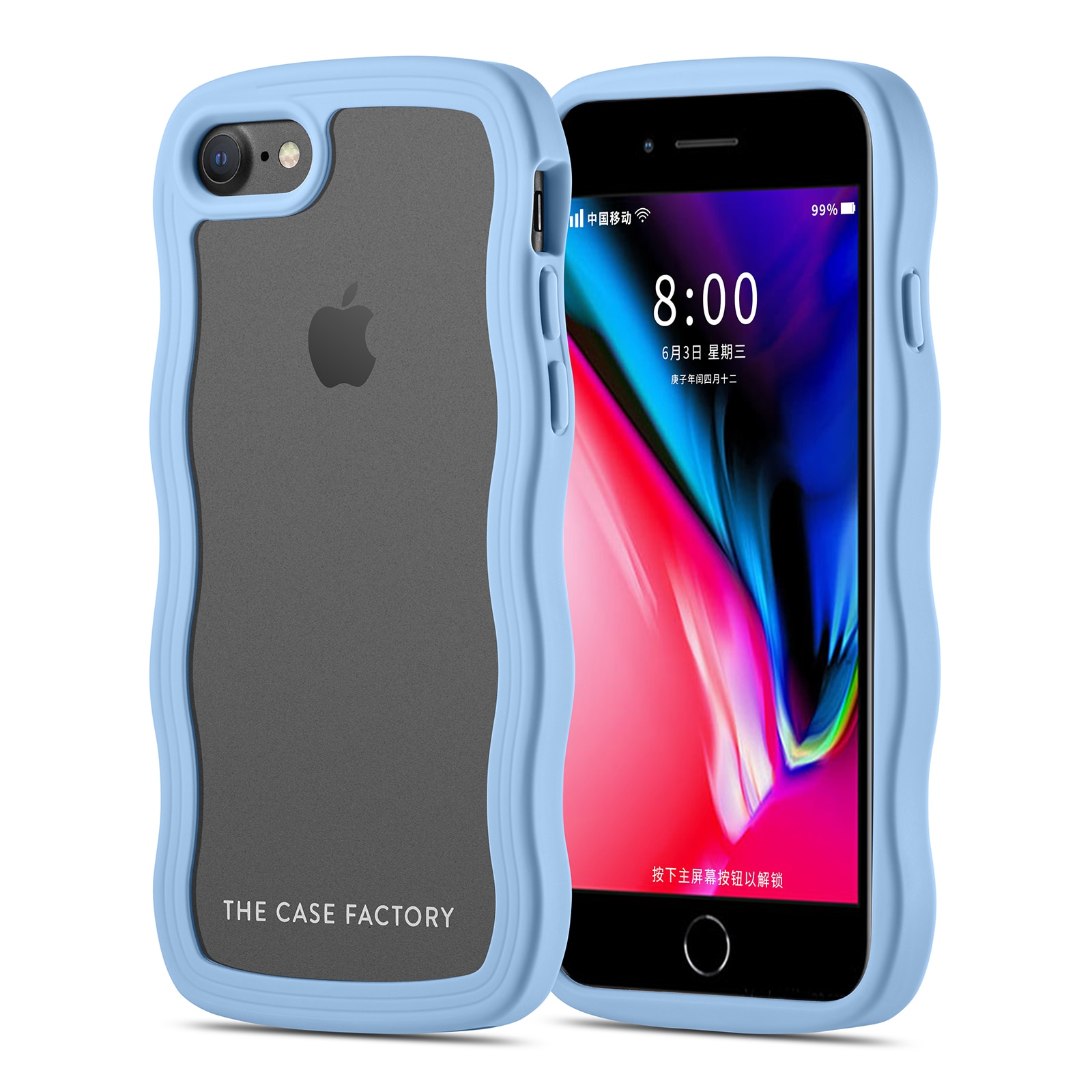 The Wave Case iPhone SE 2020 Blau