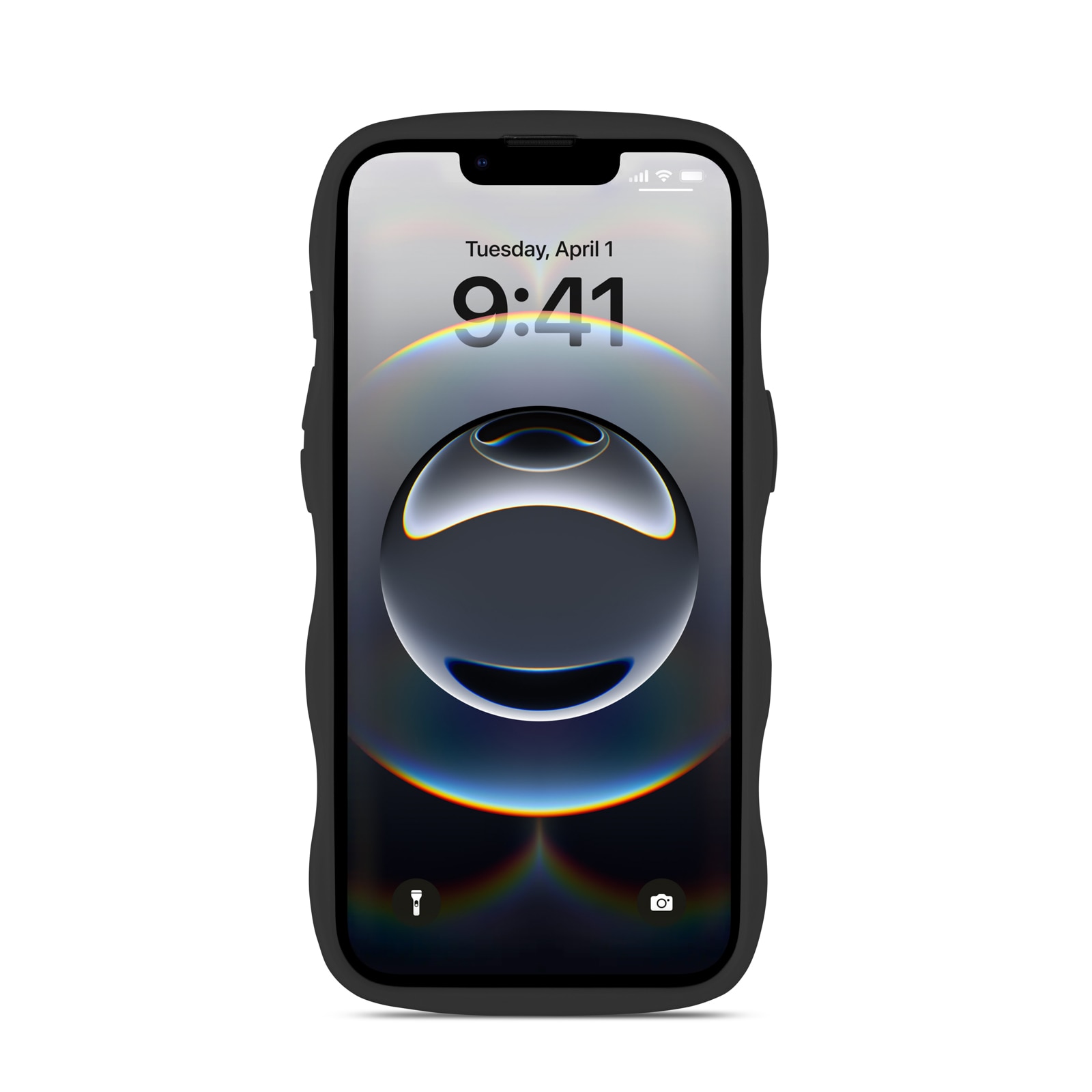 The Wave Mag Case iPhone 16e Schwarz