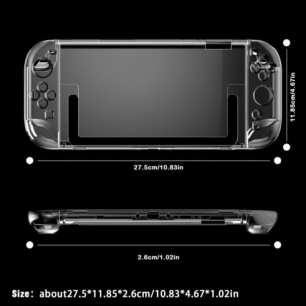 Nintendo Switch 2 Hülle Transparent