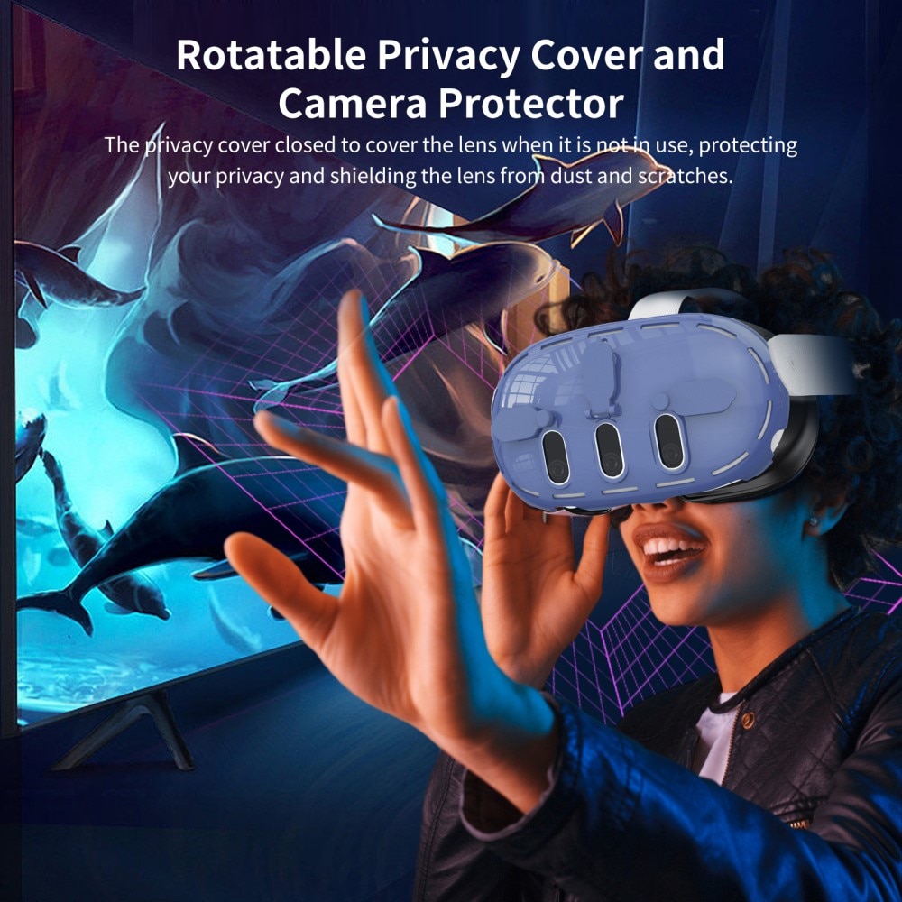 Hülle Meta Quest 3 VR, durchsichtig