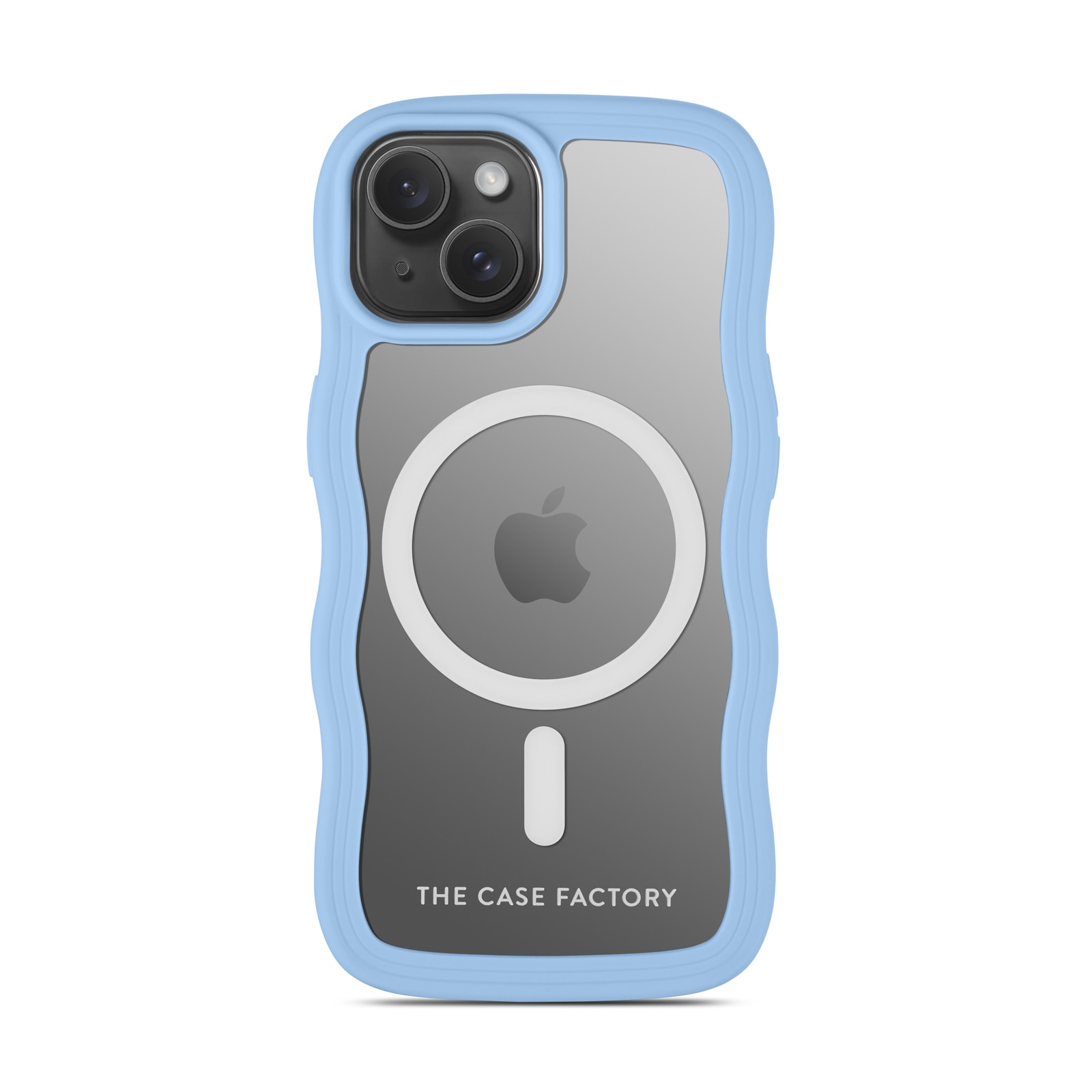 The Wave Mag Case iPhone 15 Blau