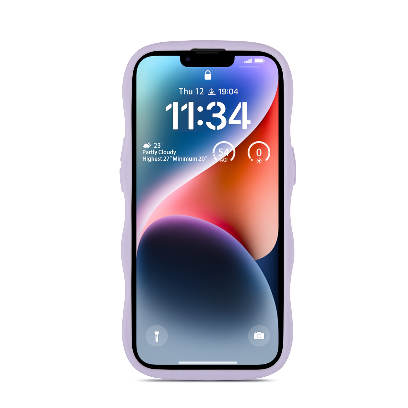 The Wave Mag Case iPhone 15 Lila
