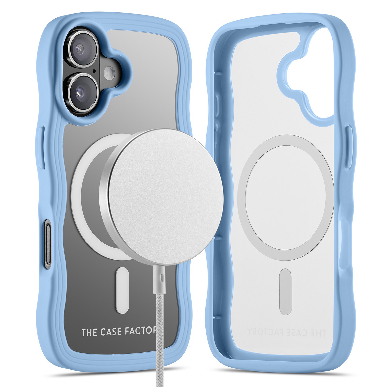 The Wave Mag Case iPhone 16 Blau