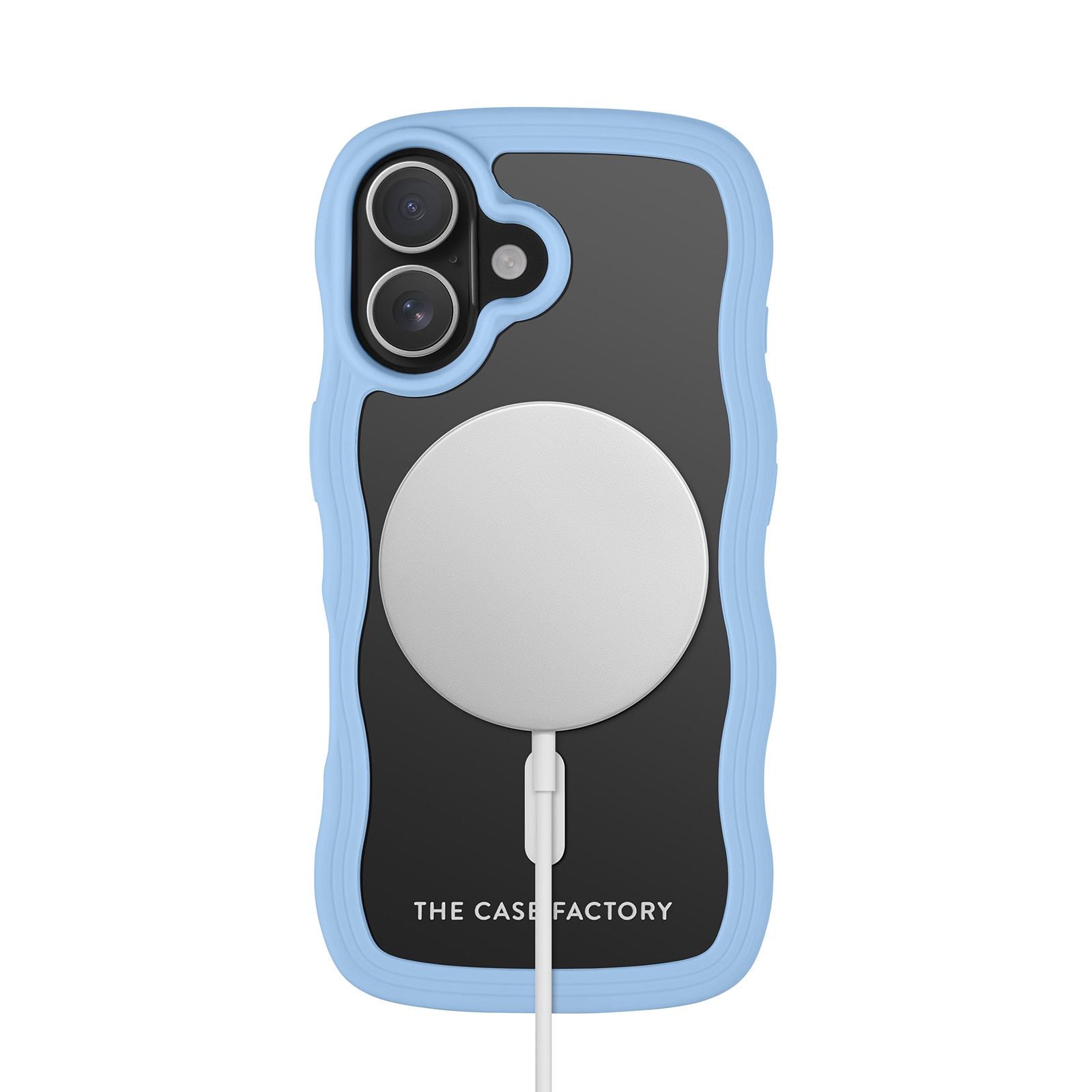 The Wave Mag Case iPhone 16 Blau
