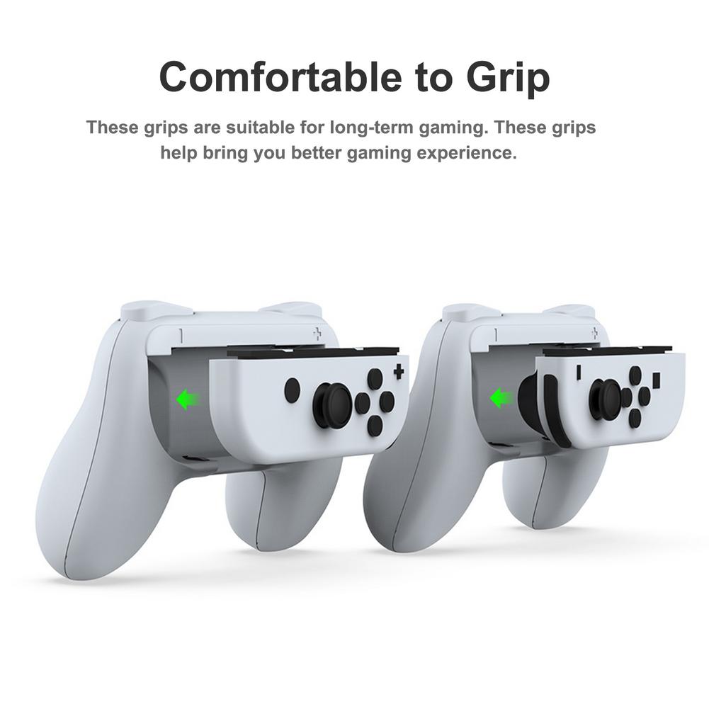 Joy-Con Griff Controller für Nintendo Switch OLED Schwarz