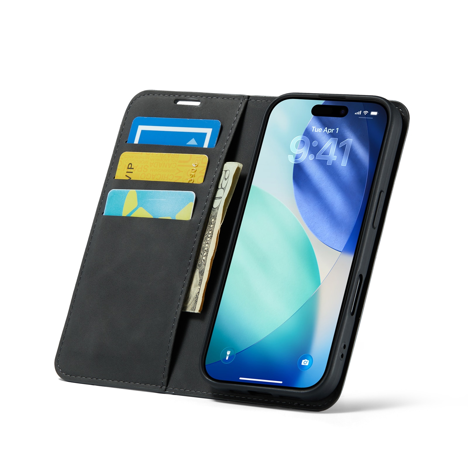 iPhone 17 Slim Handytasche Schwarz