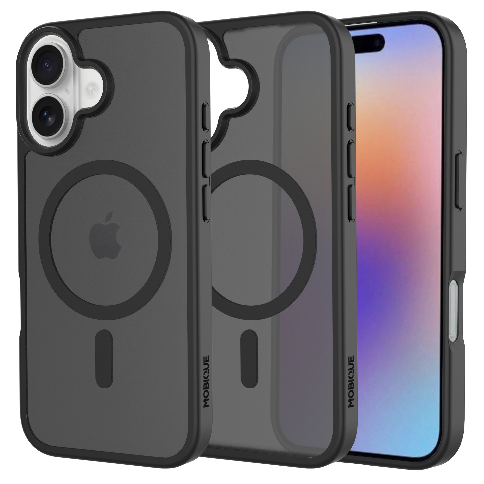 Magnetic Hybrid Hülle iPhone 17 Frosted Black