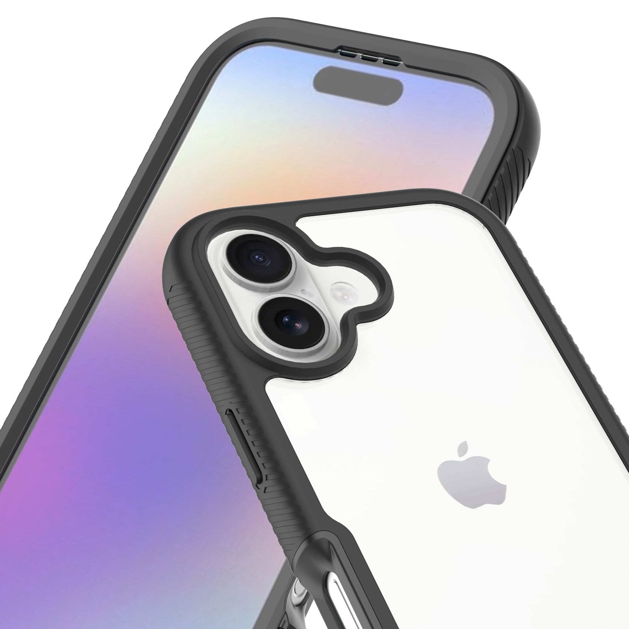 iPhone 17 Full Protection Case Schwarz/Durchsichtig