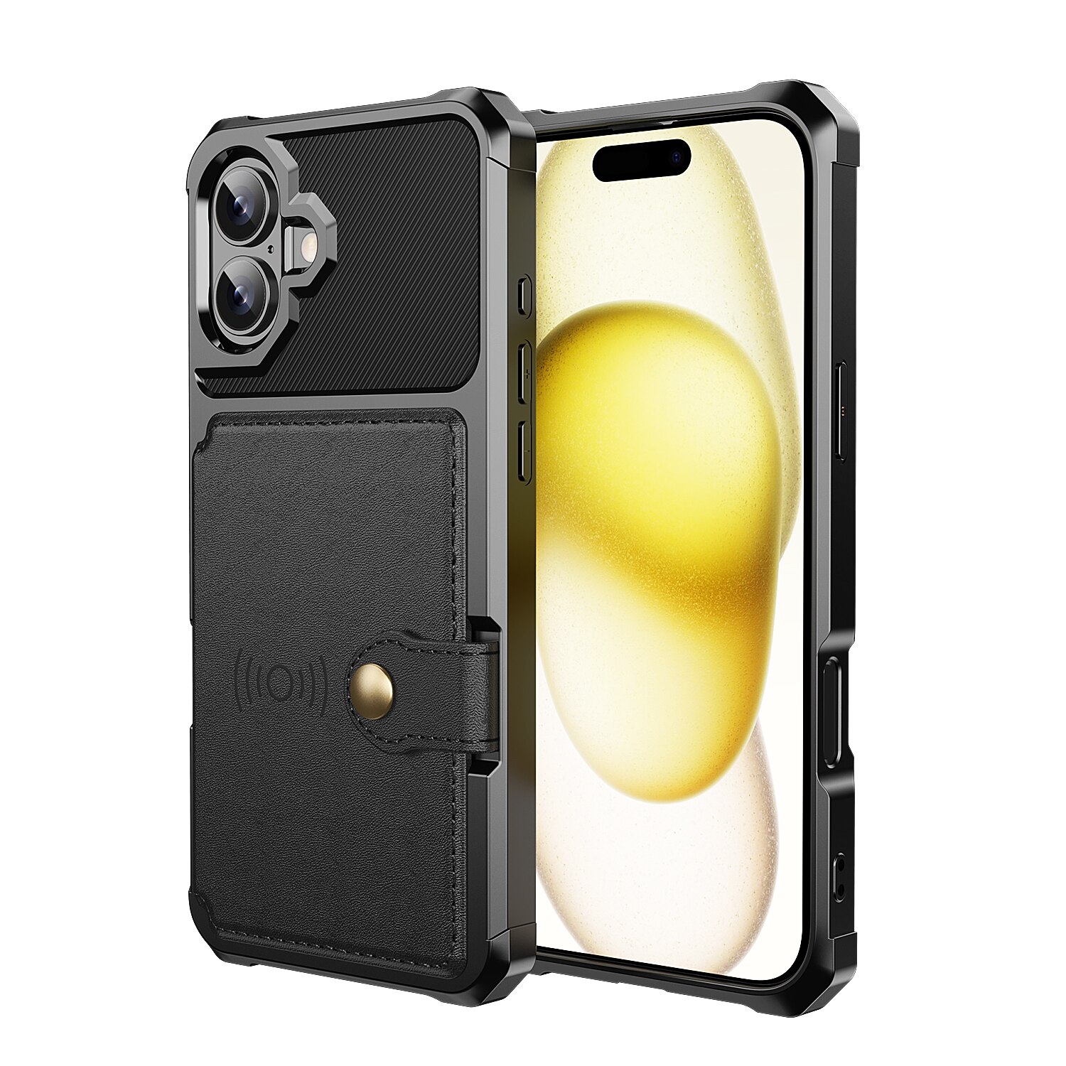 iPhone 17 Tough Multi-slot Hülle Schwarz