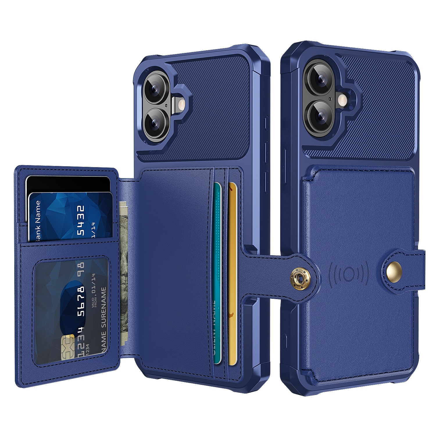 iPhone 17 Tough Multi-slot Hülle Blau