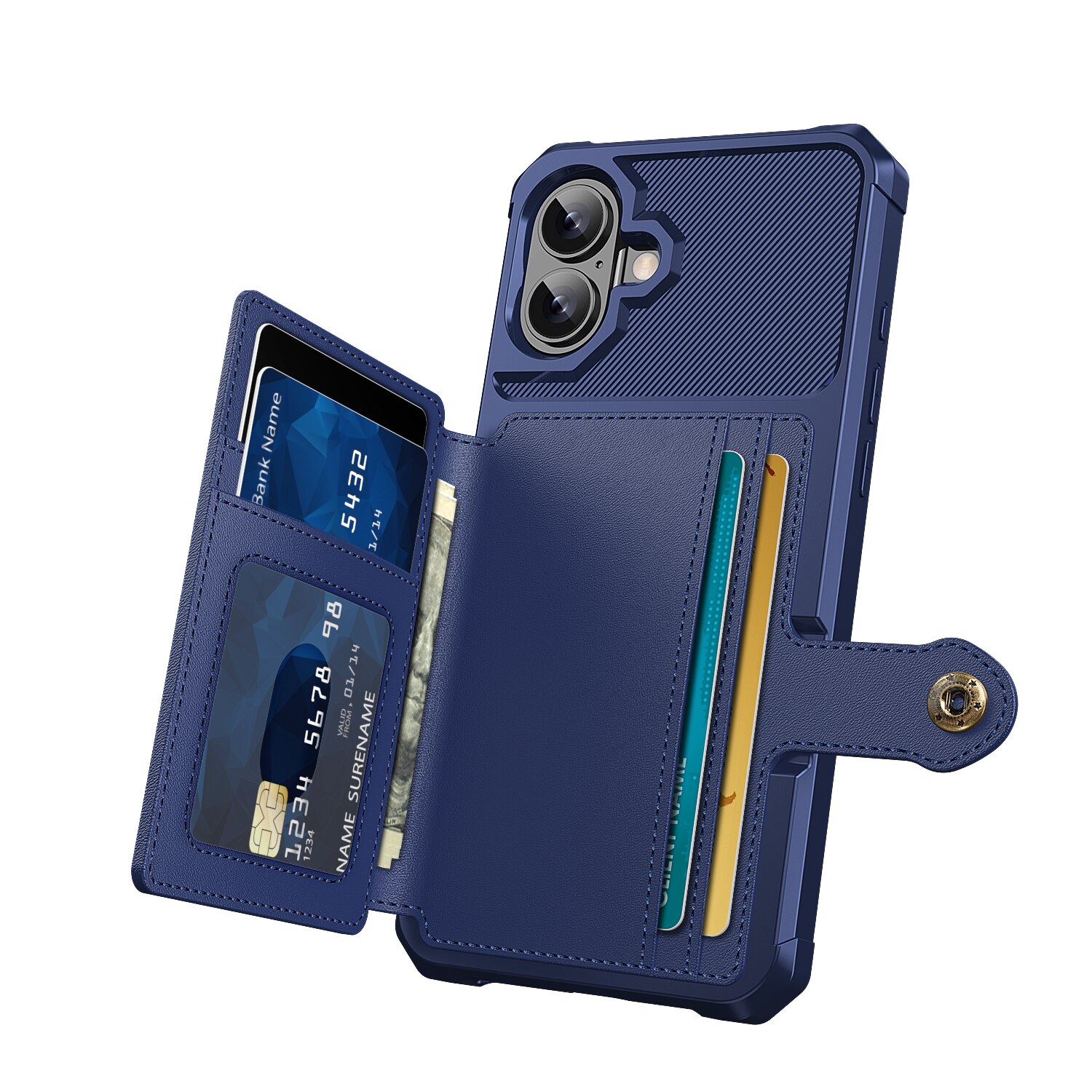 iPhone 17 Tough Multi-slot Hülle Blau