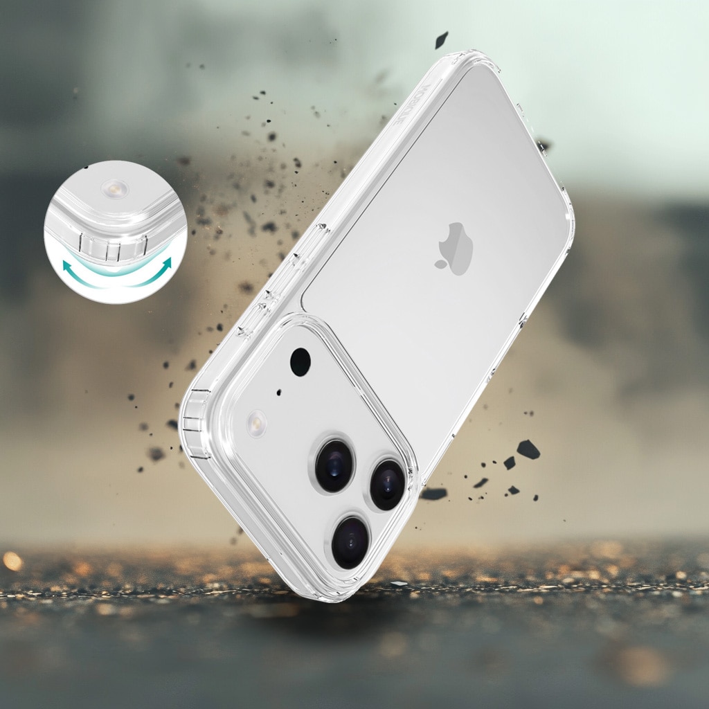 iPhone 17 Pro Max Hybrid-Hülle Transparent