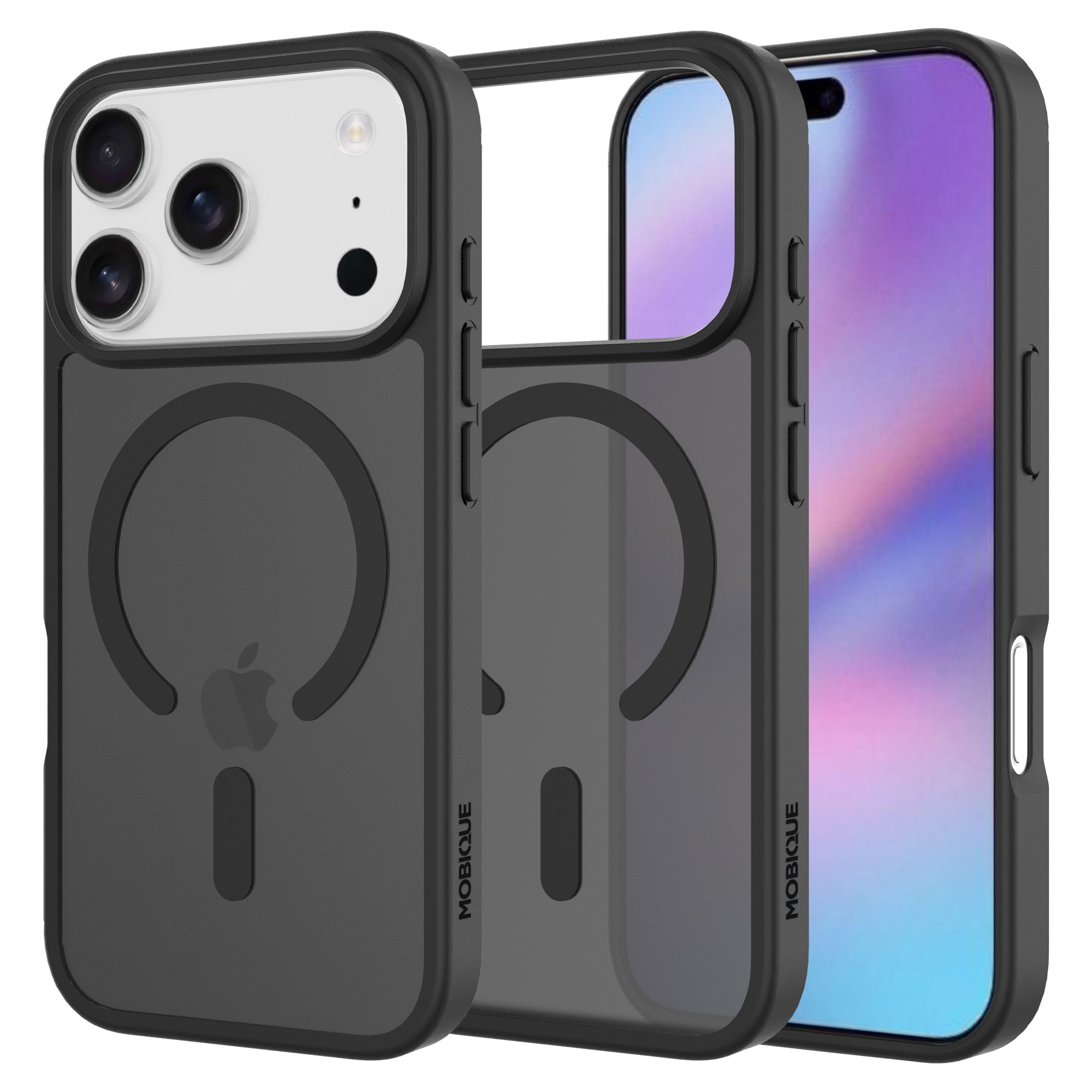 Magnetic Hybrid Hülle iPhone 17 Pro Max Frosted Black