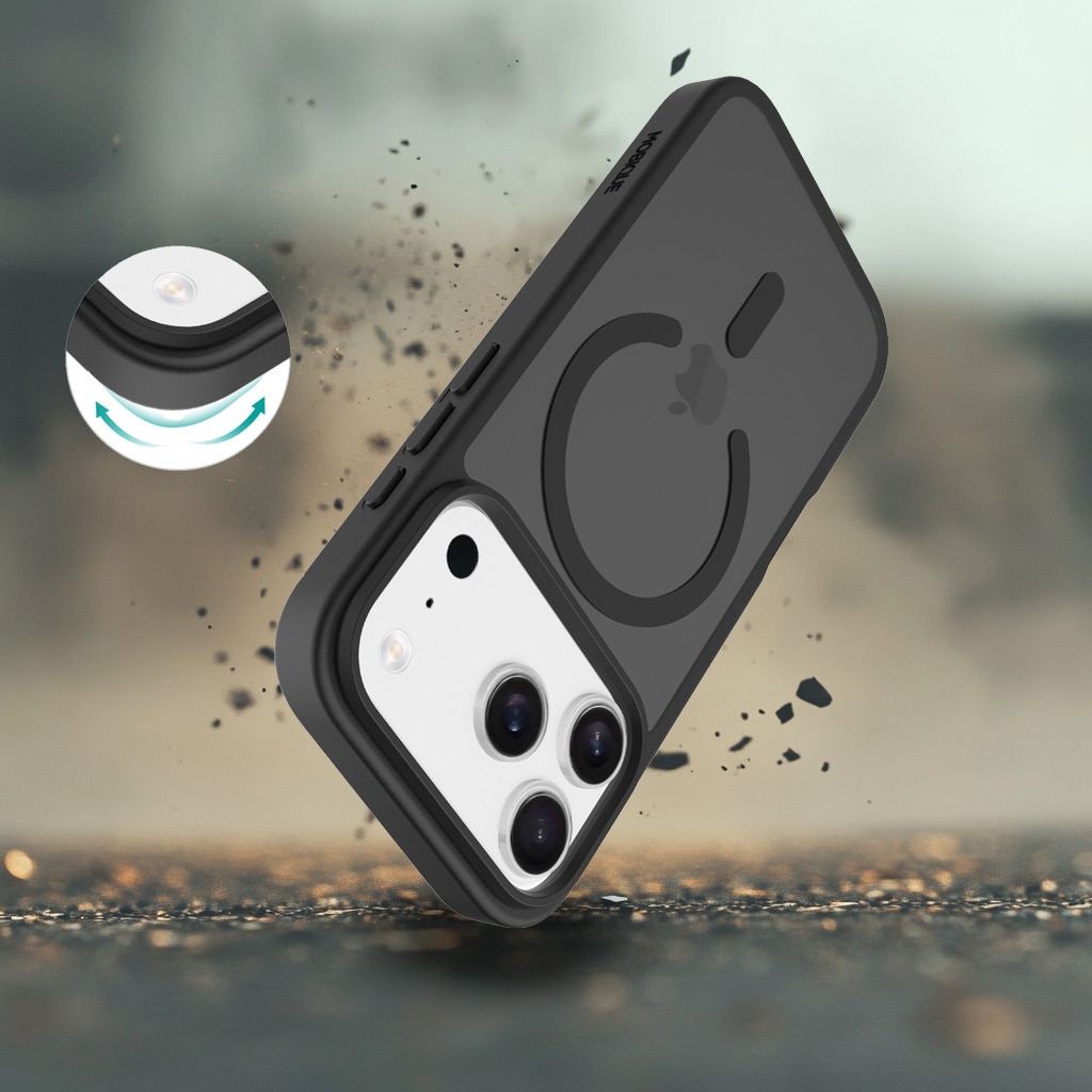 Magnetic Hybrid Hülle iPhone 17 Pro Max Frosted Black