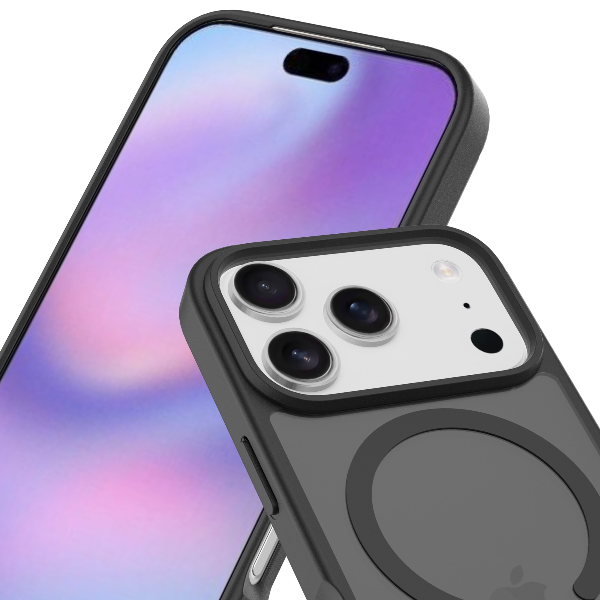 Magnetic Hybrid Hülle iPhone 17 Pro Max Frosted Black