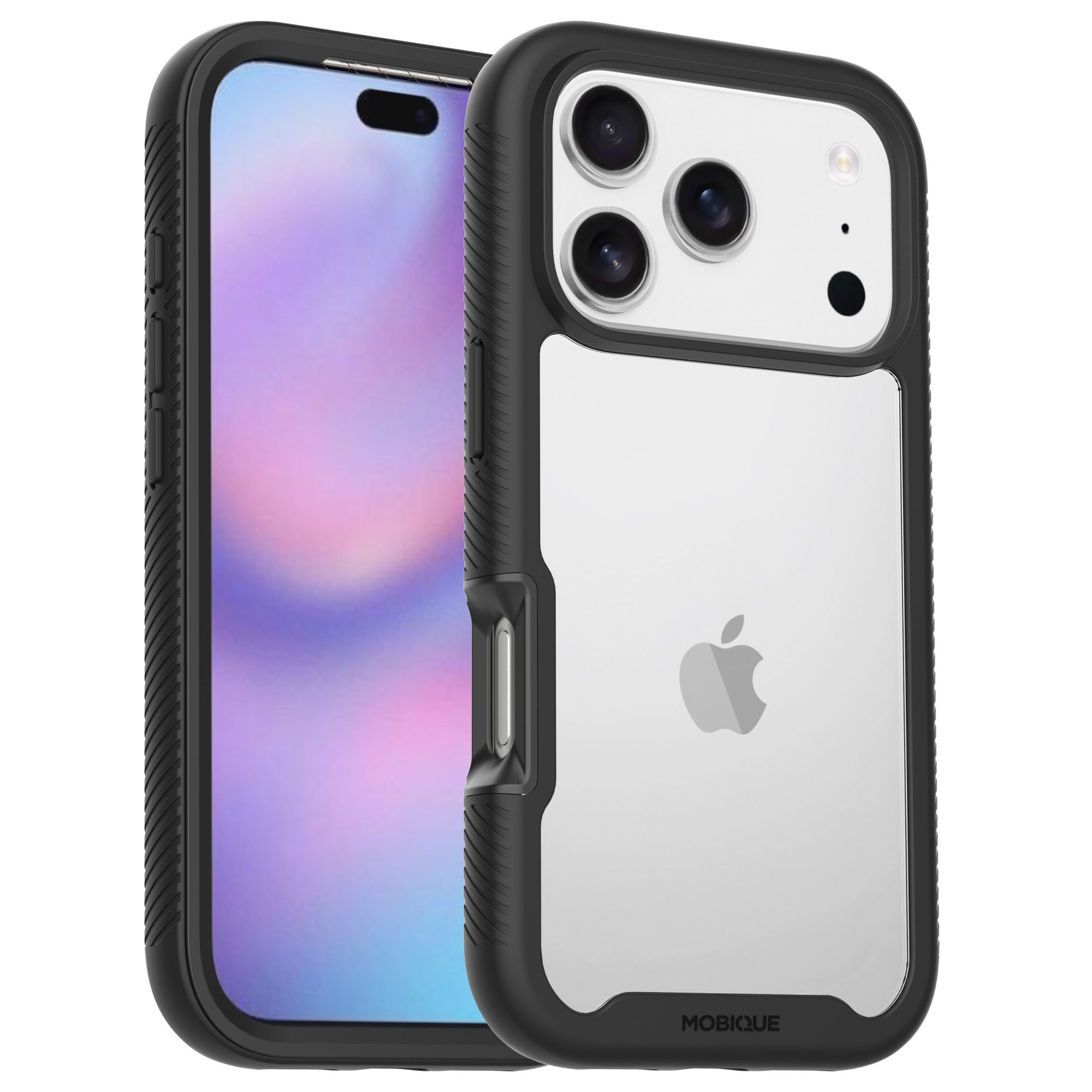 iPhone 17 Pro Max Full Protection Case Schwarz/Durchsichtig