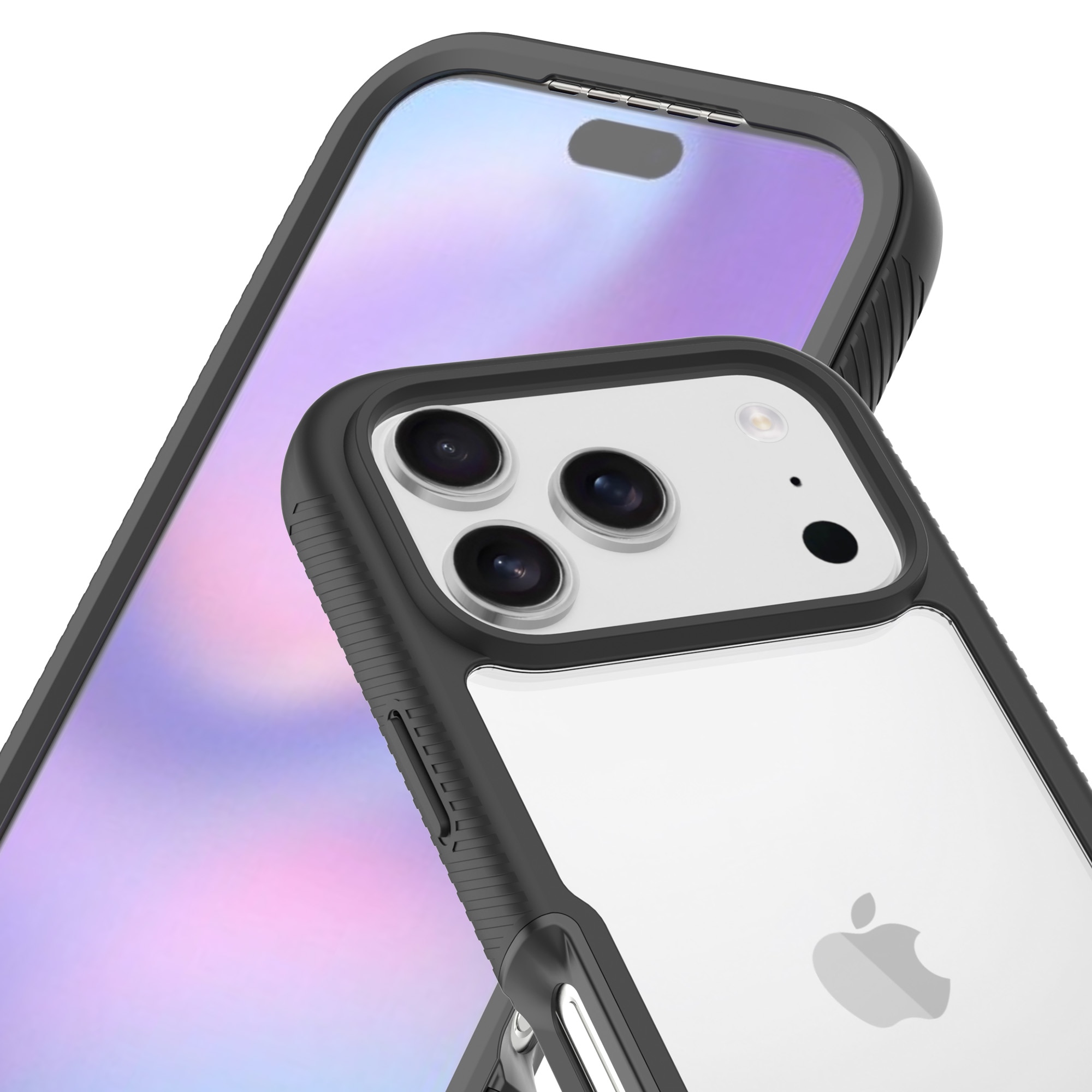 iPhone 17 Pro Max Full Protection Case Schwarz/Durchsichtig