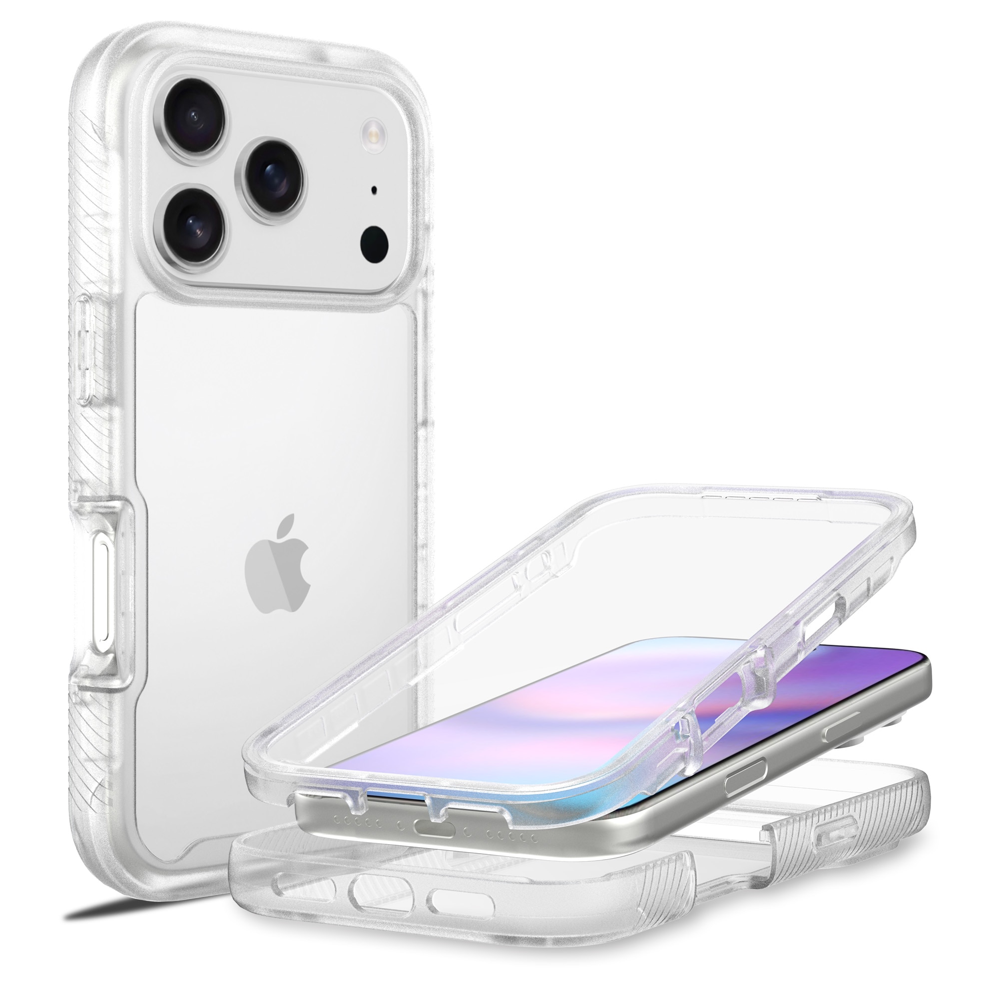 iPhone 17 Pro Max Full Protection Case Transparent