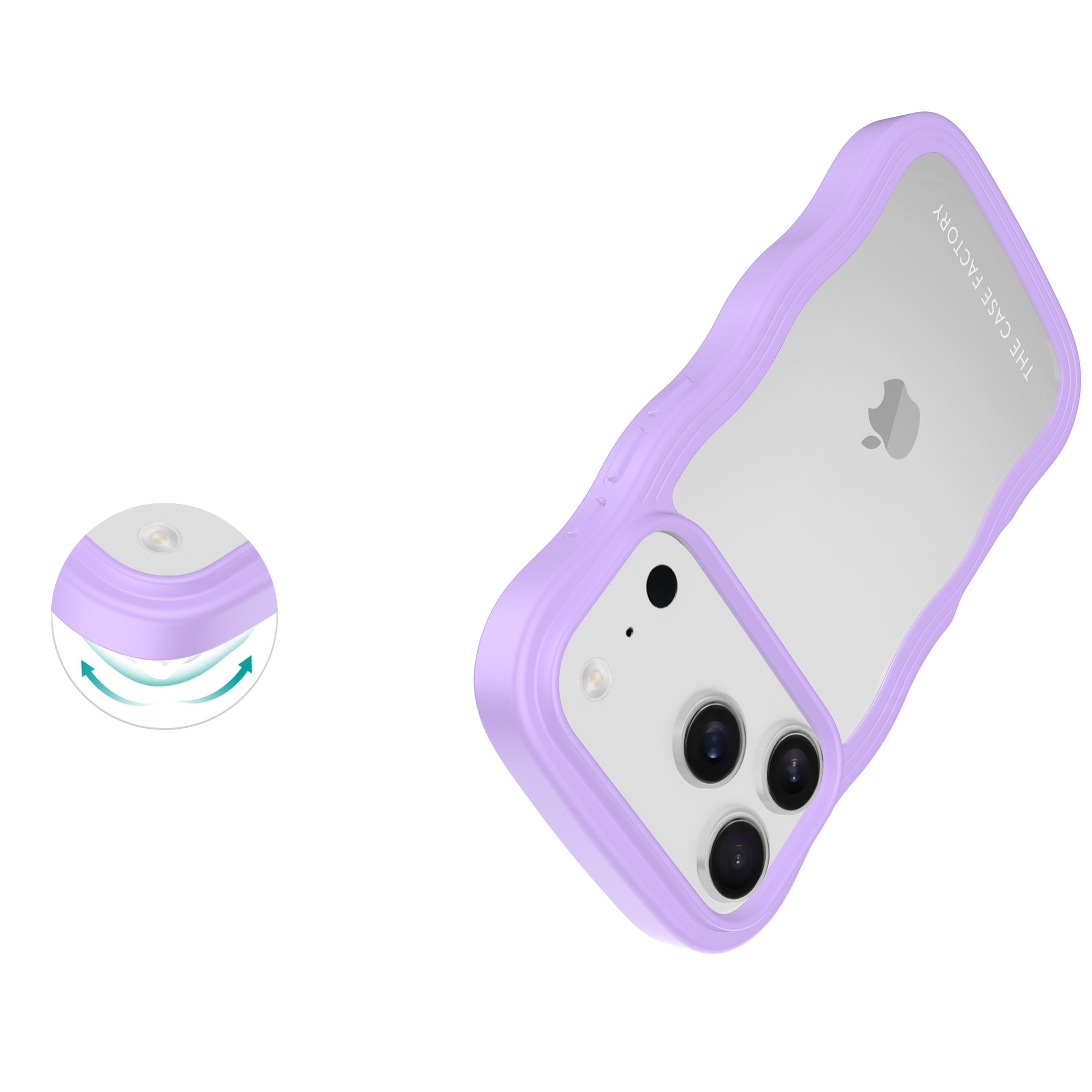 The Wave Case iPhone 17 Pro Lila
