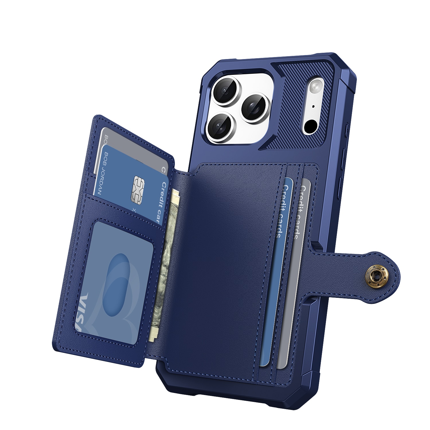 iPhone 17 Pro Max Tough Multi-slot Hülle Blau