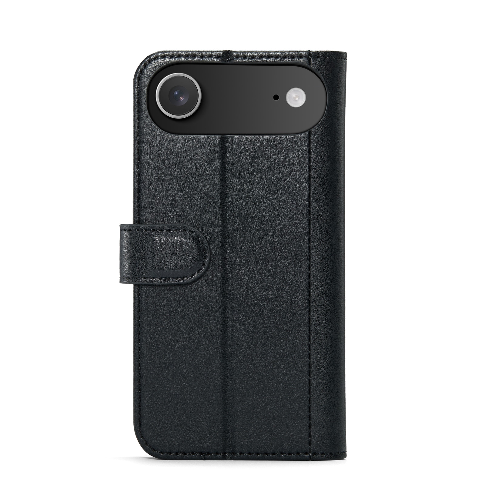 iPhone 17 Air Echtlederhülle Schwarz