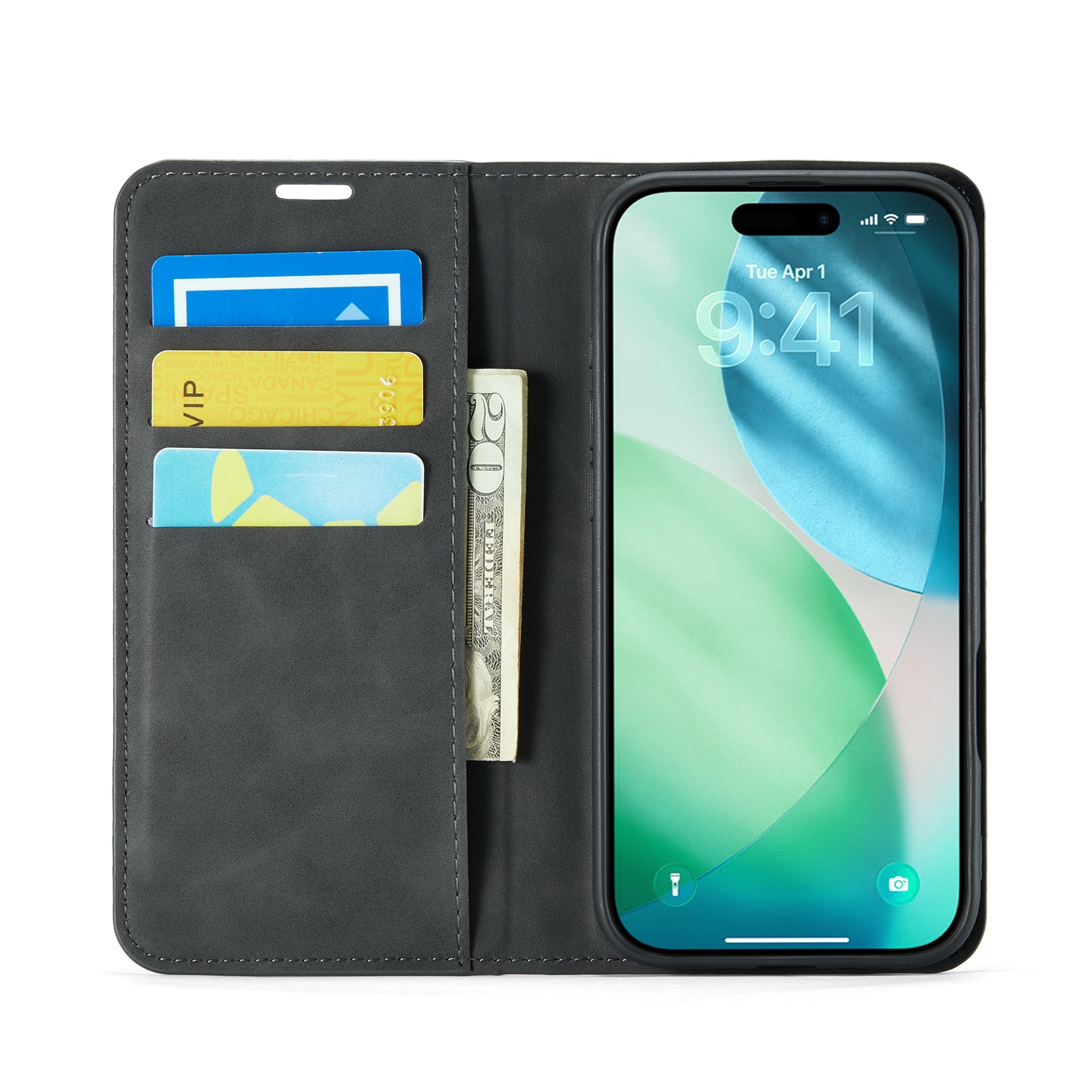 iPhone Air Slim Handytasche Schwarz