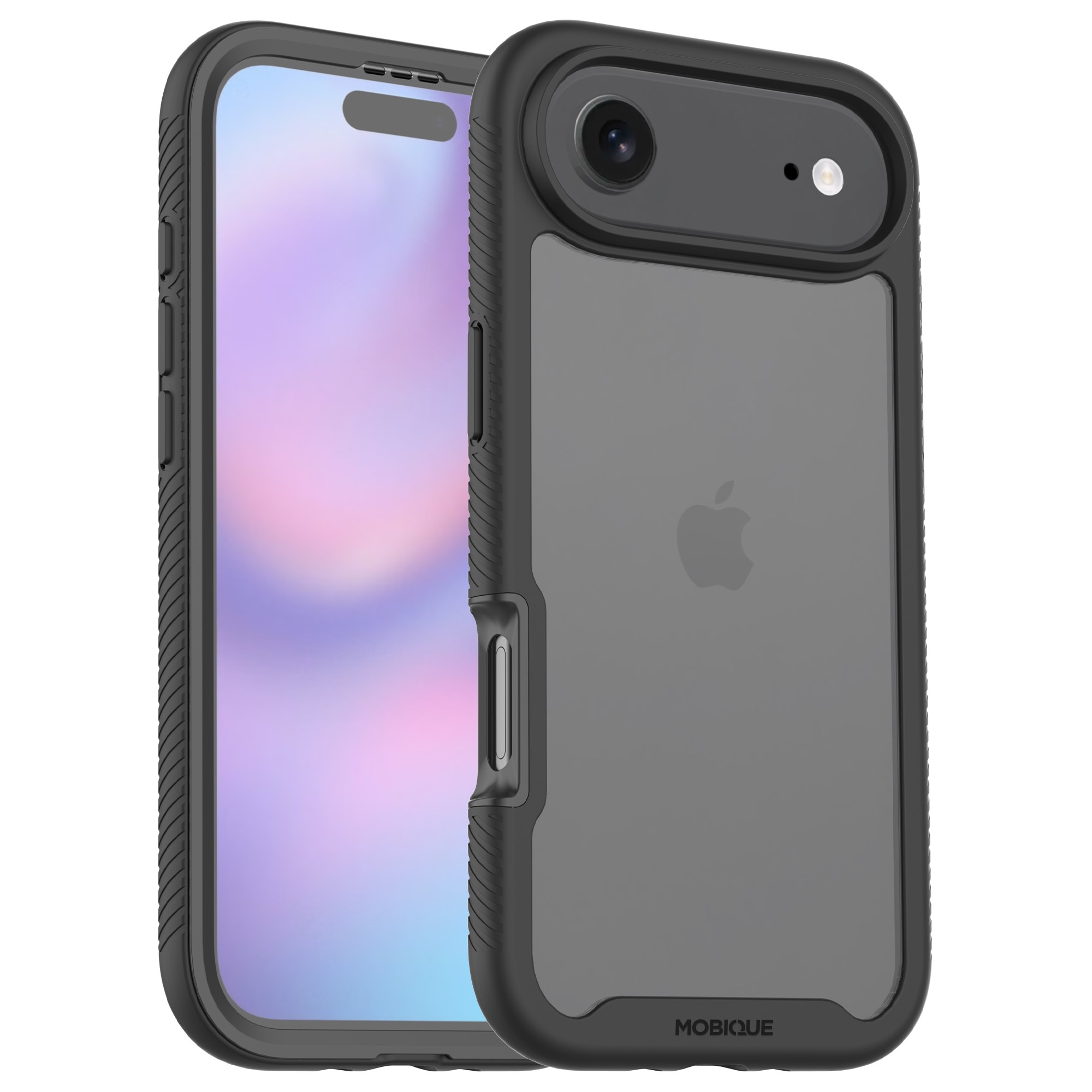 iPhone 17 Air Full Protection Case Schwarz/Durchsichtig